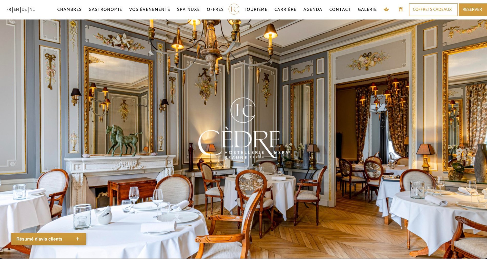 MMCréation Agency | Portfolio Hostellerie Cèdre Beaune