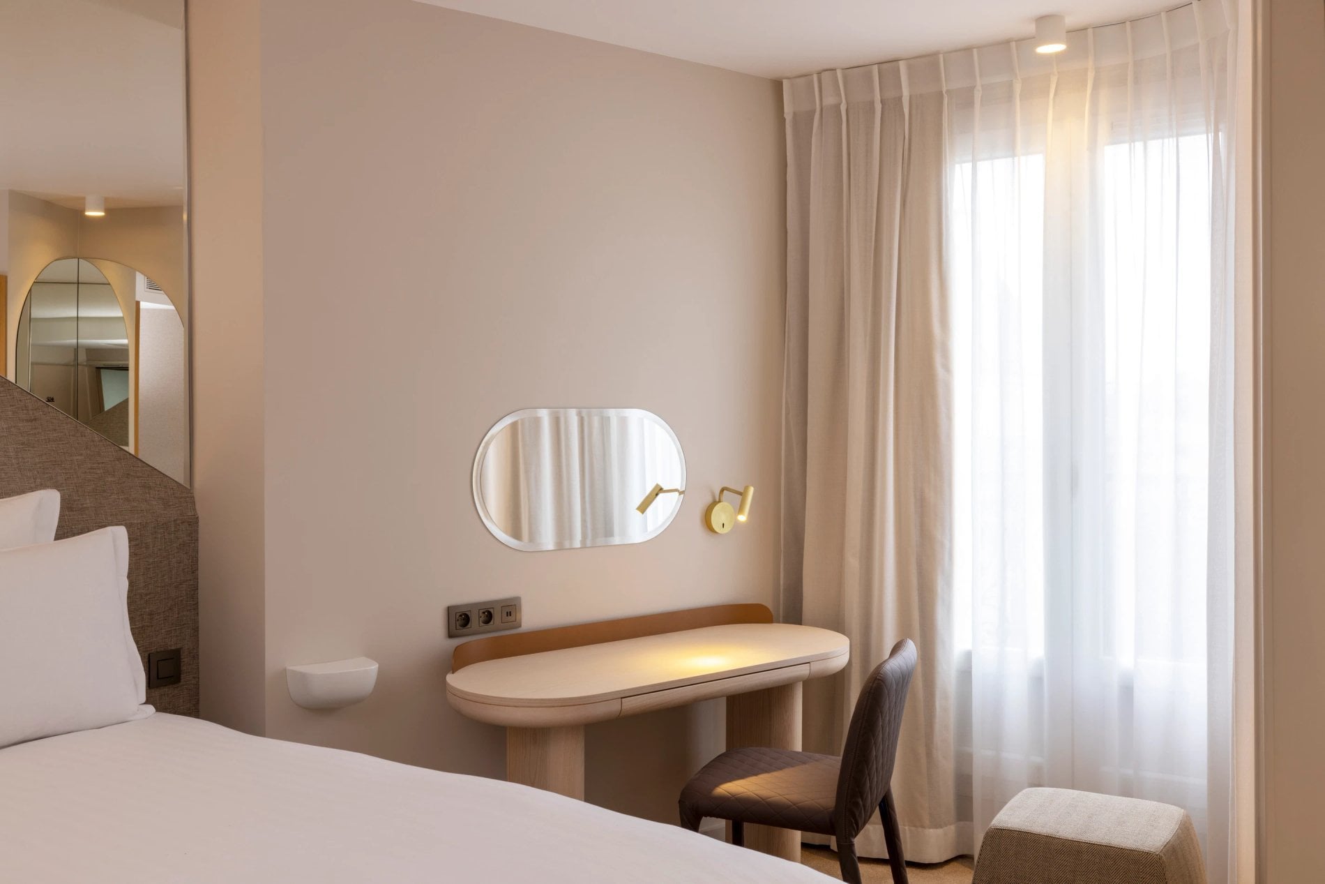 Hôtel Beige Chambre Deluxe Balcon Bureau