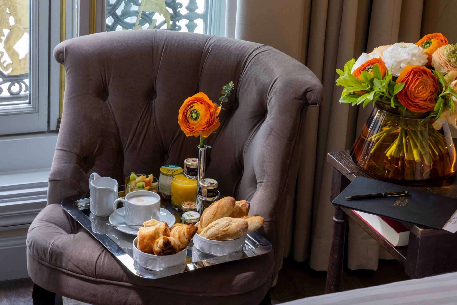Hotel Da Vinci Room service Breakfast in the room