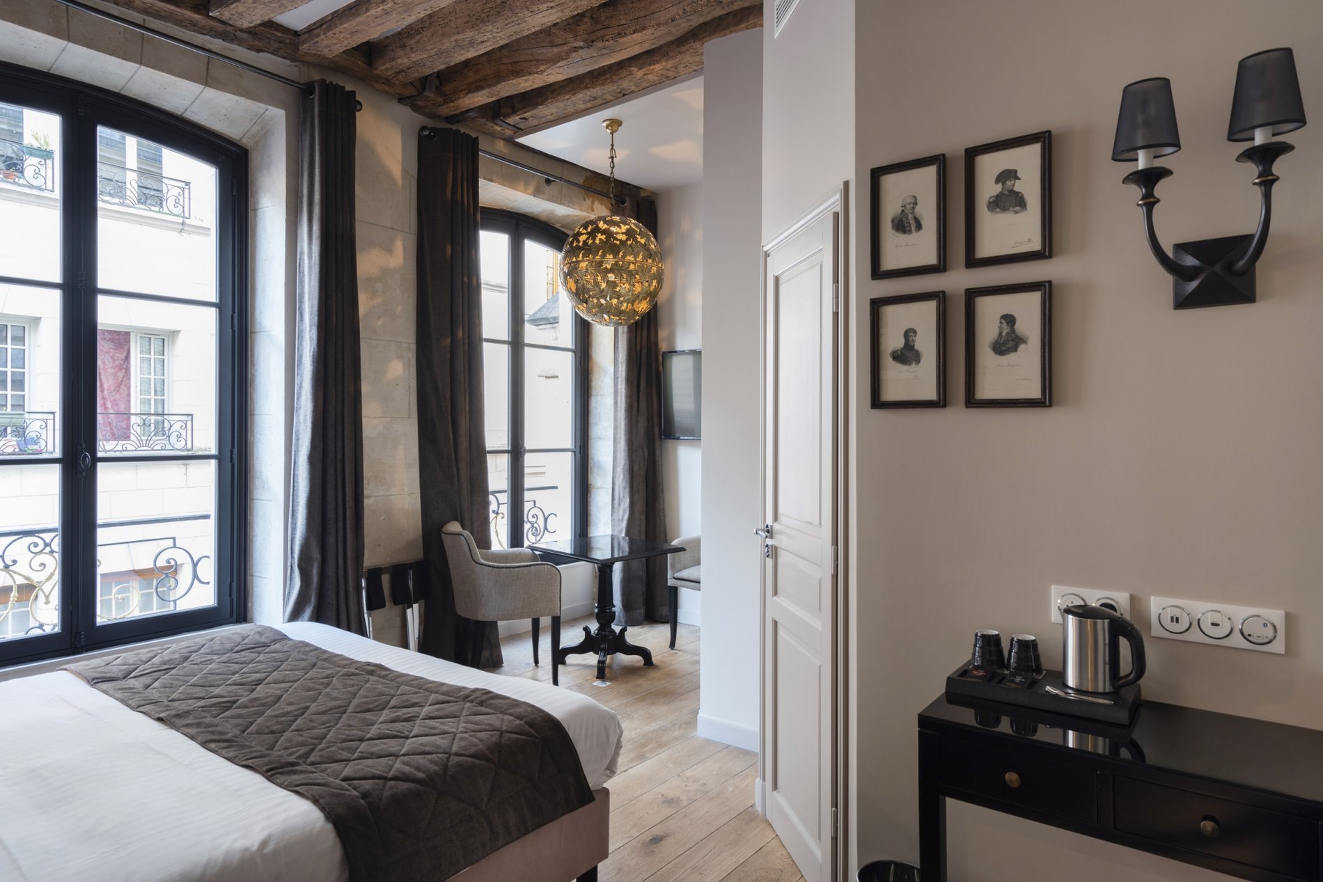 hôtel de charme paris marais - chambre deluxe