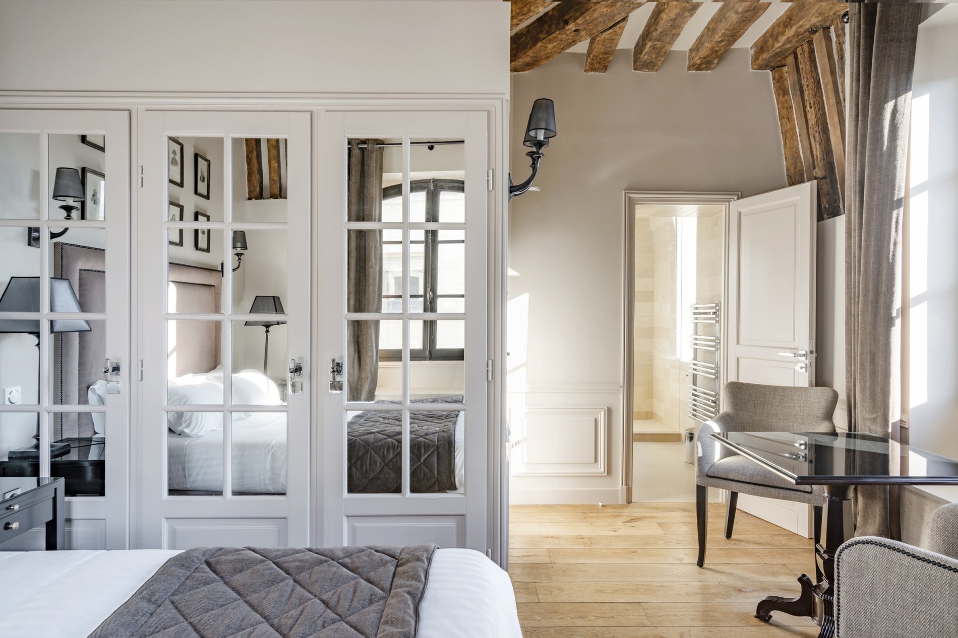 hôtel de charme paris marais - chambre deluxe