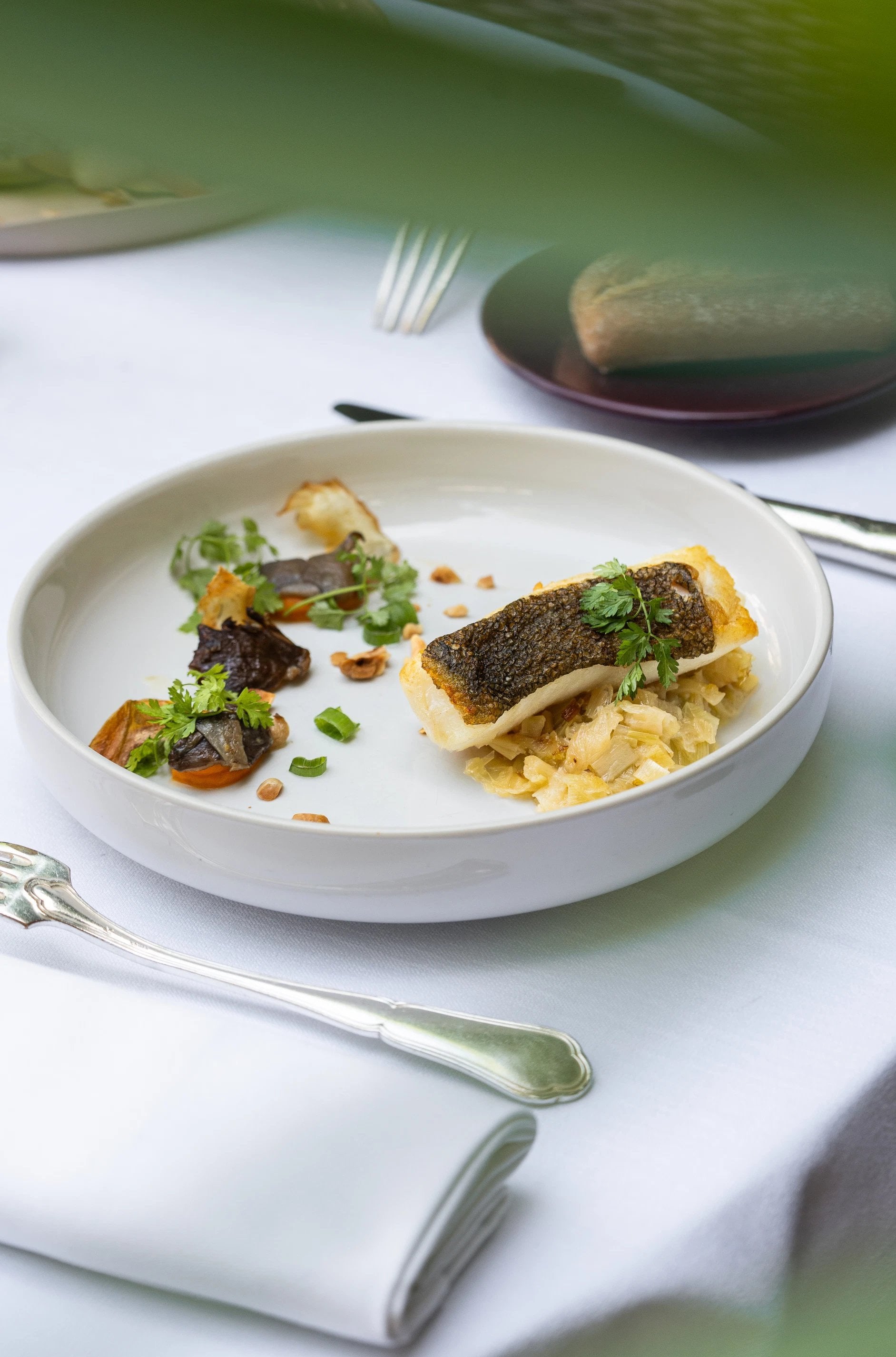 cuisine gastronomique mettant en valeur les produits du terroir