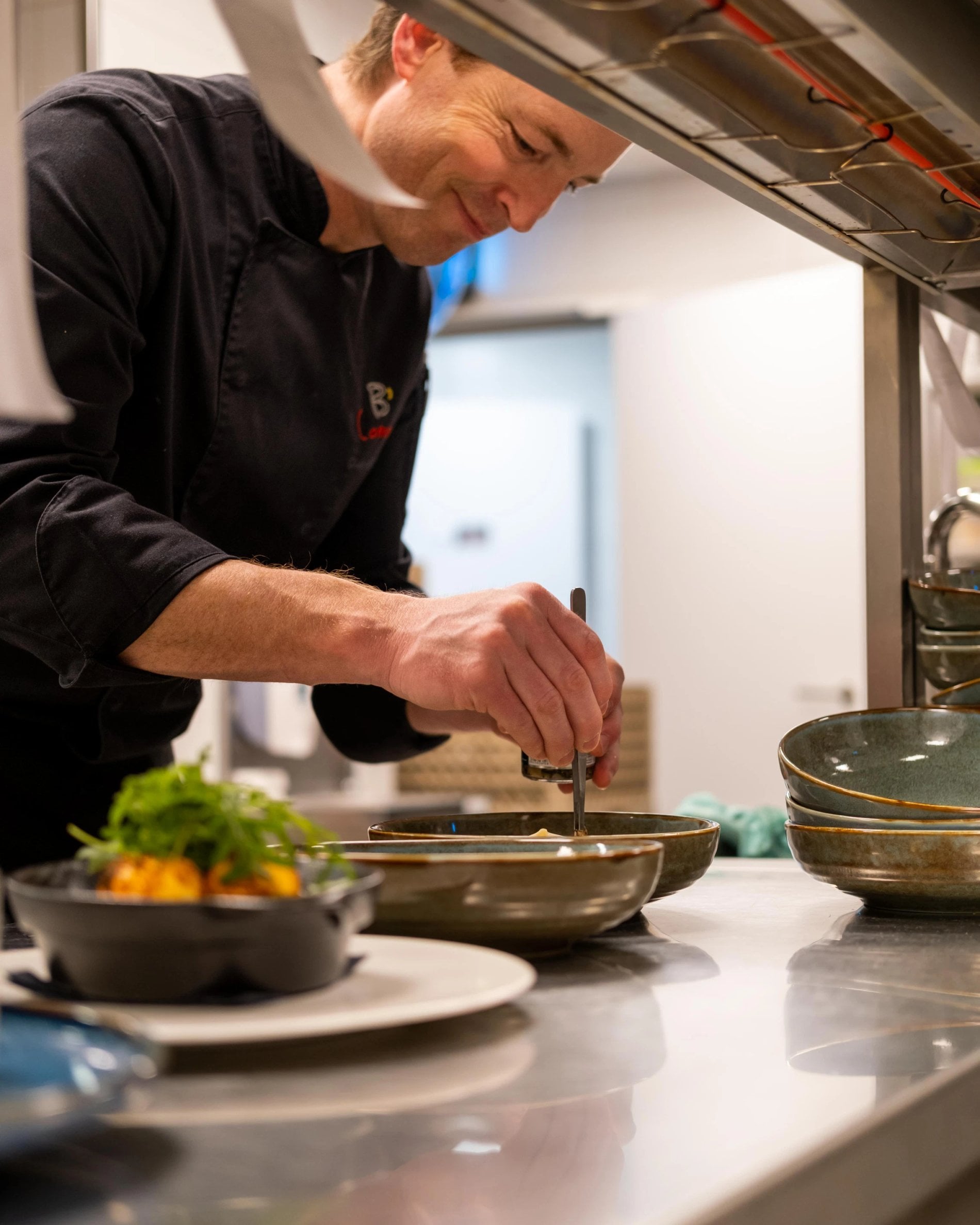 Chef Olivier Grégoire at B’Comme restaurant