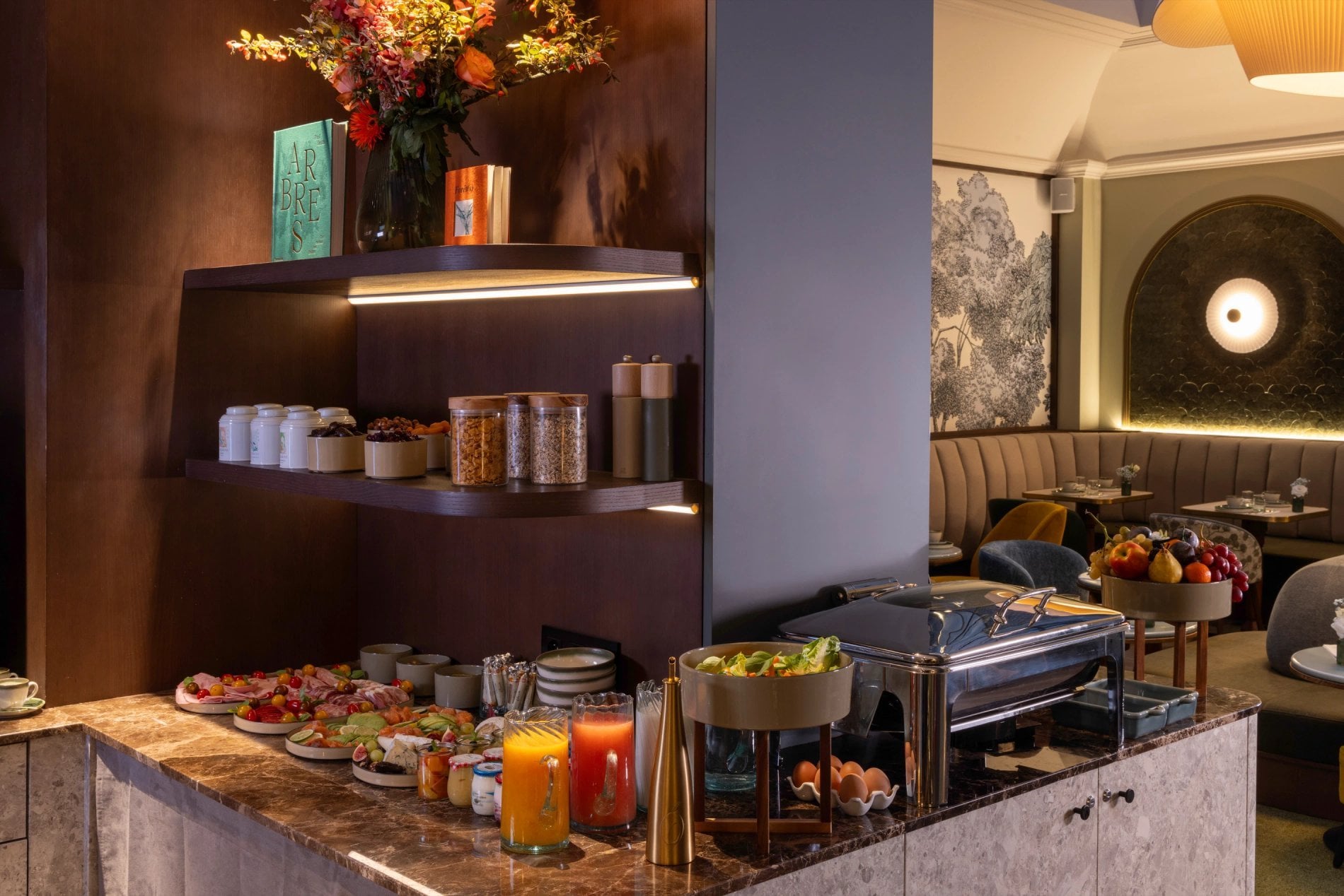 Hôtel L'Ormaie Salon Petit-déjeuner buffet