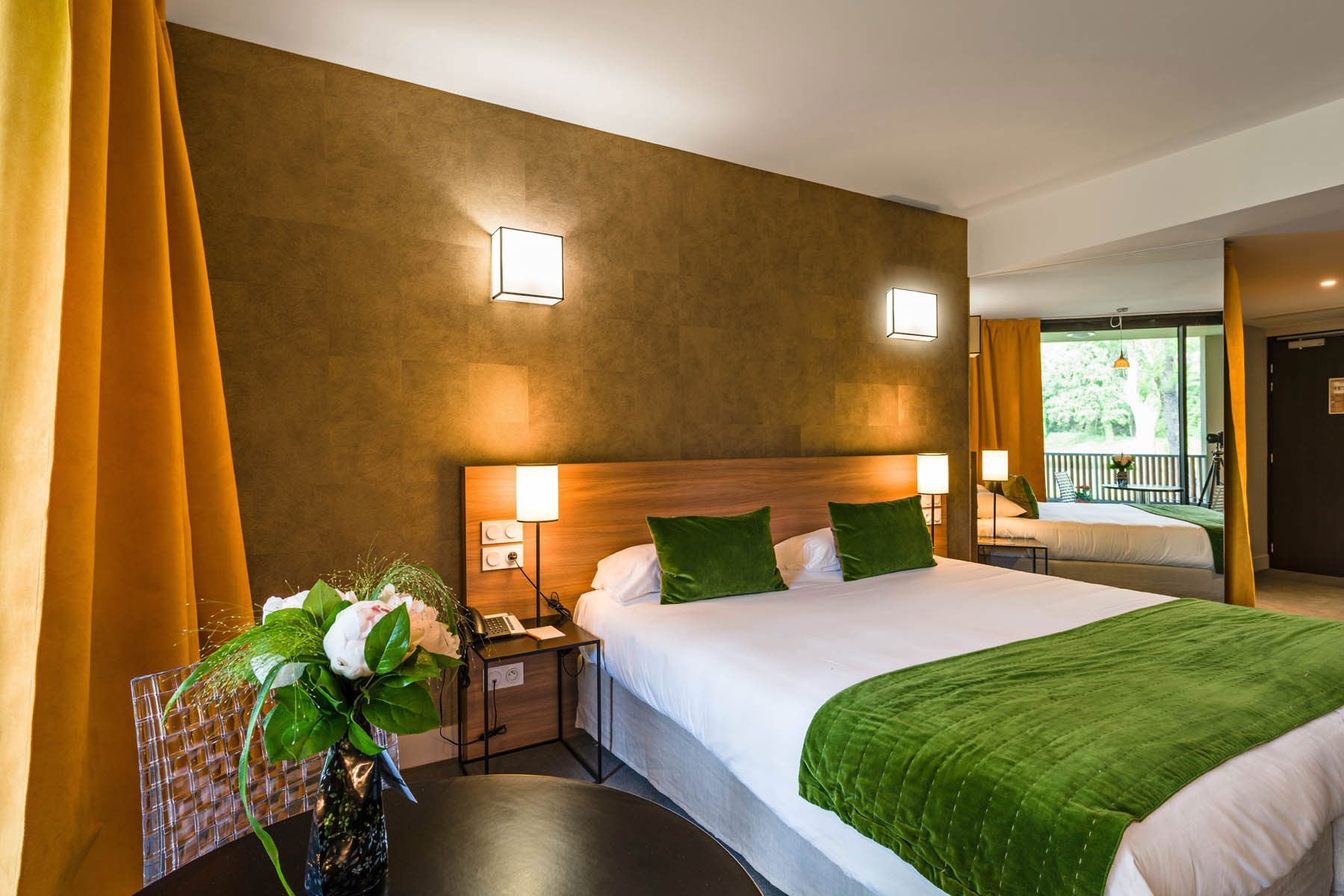 Chambre Supérieure à l'Hôtel Moulin des Vernègues