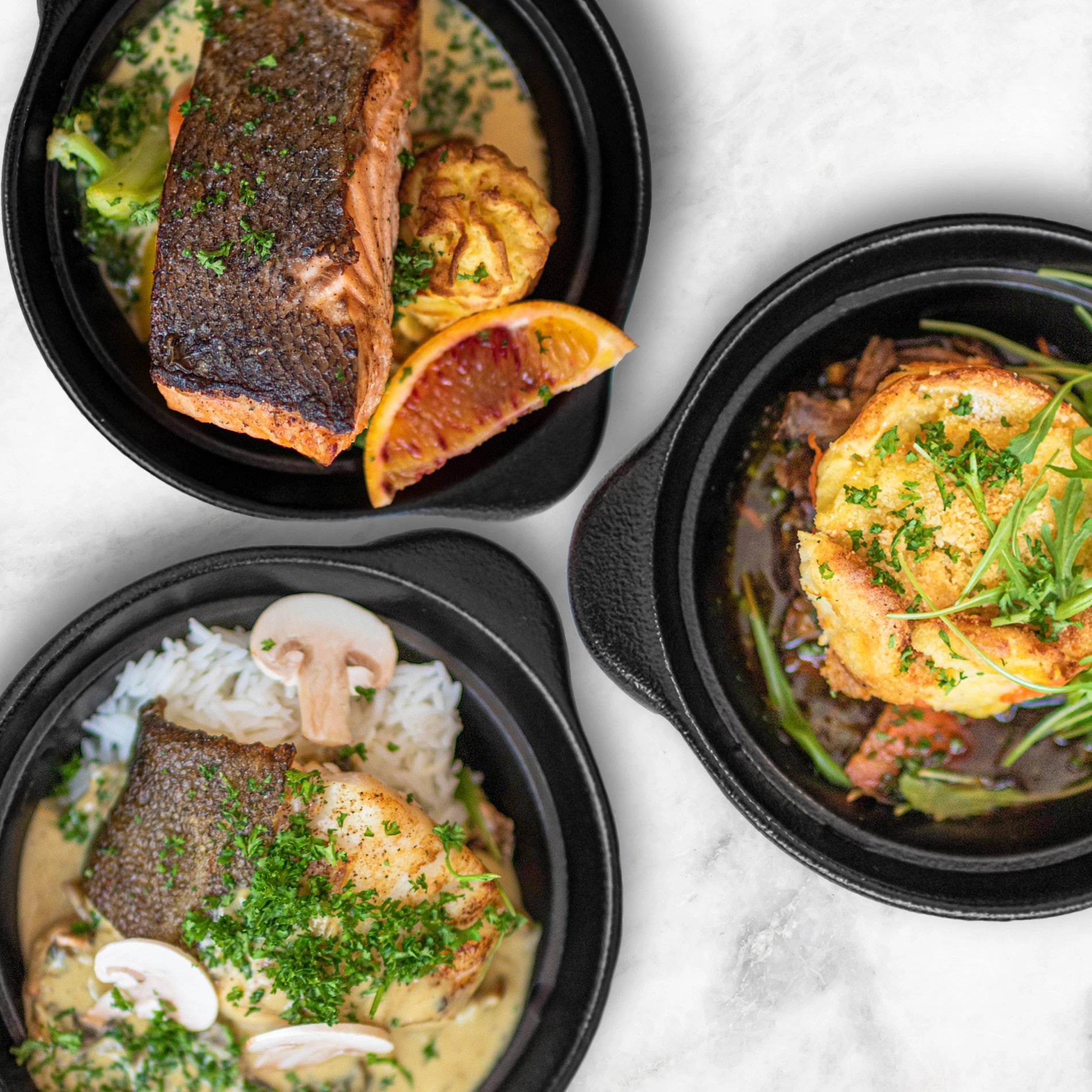 Feine Küche im Restaurant B’Comme