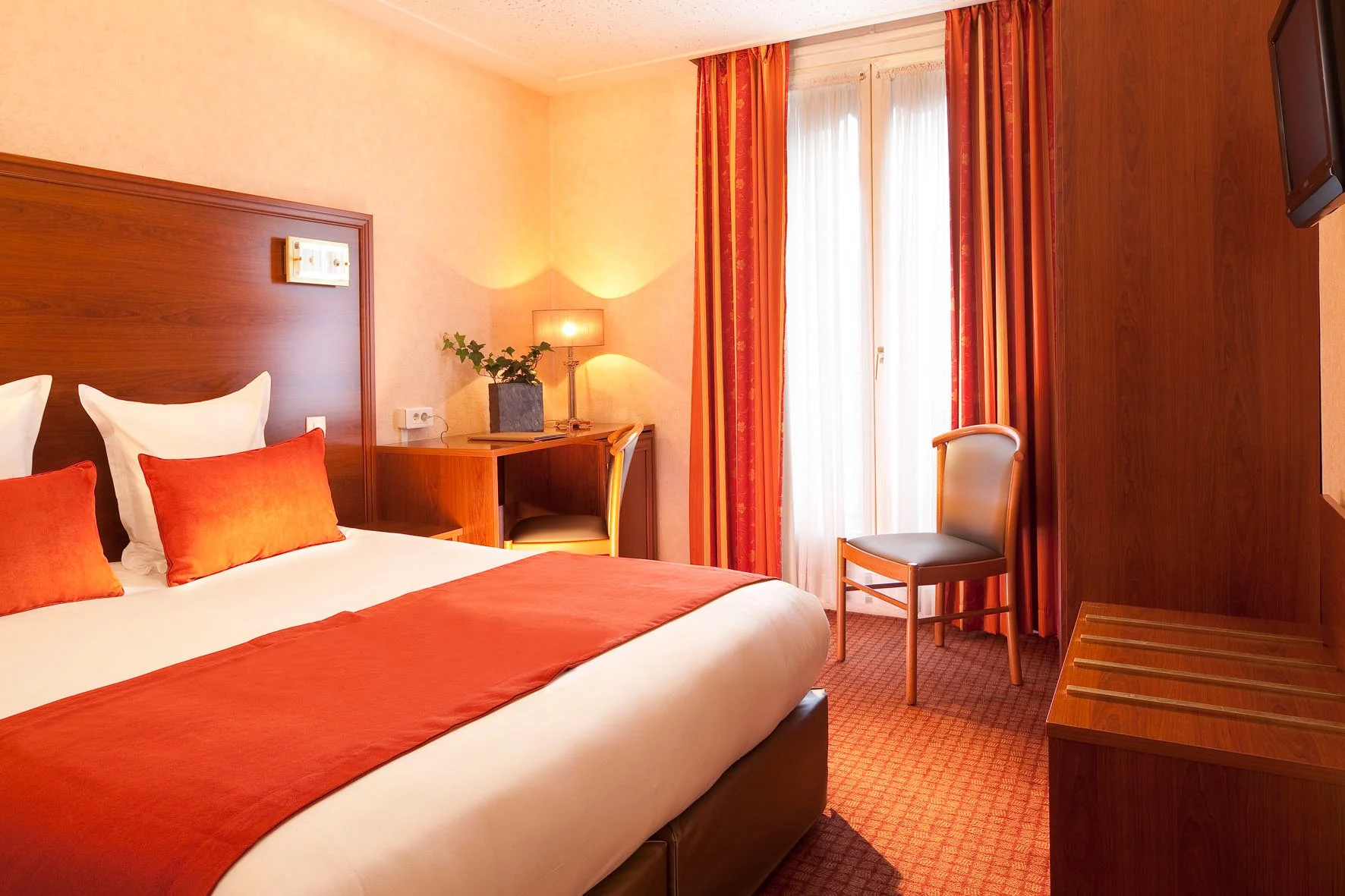 Chambre double Queen Size Hôtel Paris