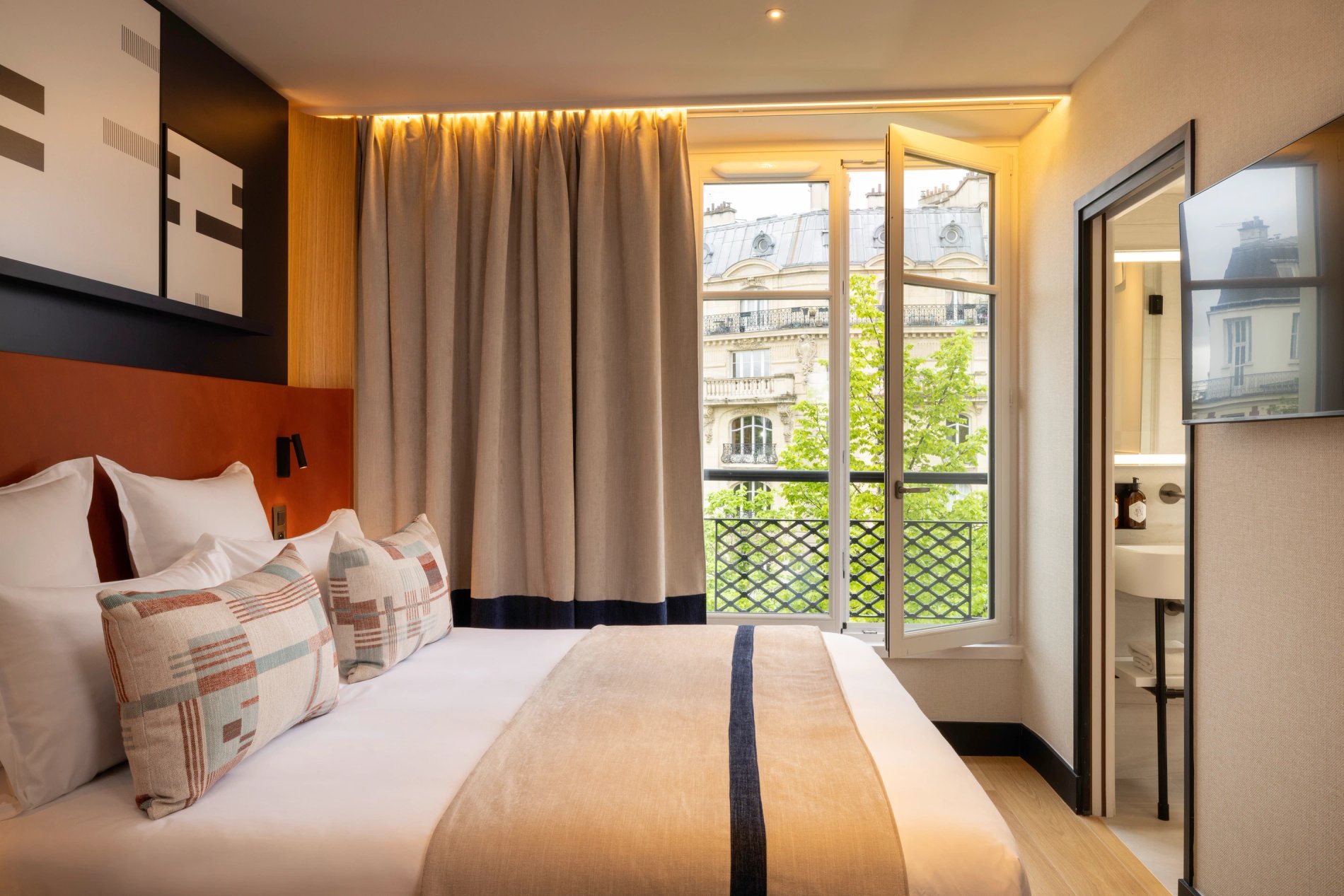 Hôtel Raspail Montparnasse Chambre Classique Salle de bain