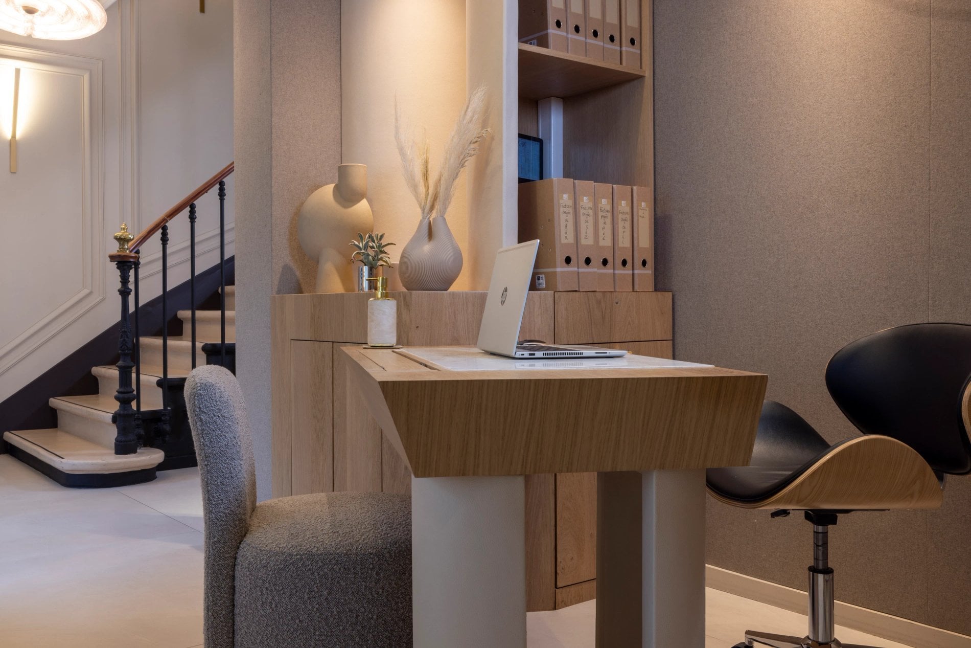 Hôtel Beige Réception Lobby