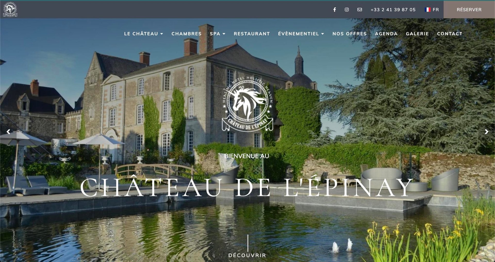 MMCréation Agency | Portfolio Château de l'Epinay