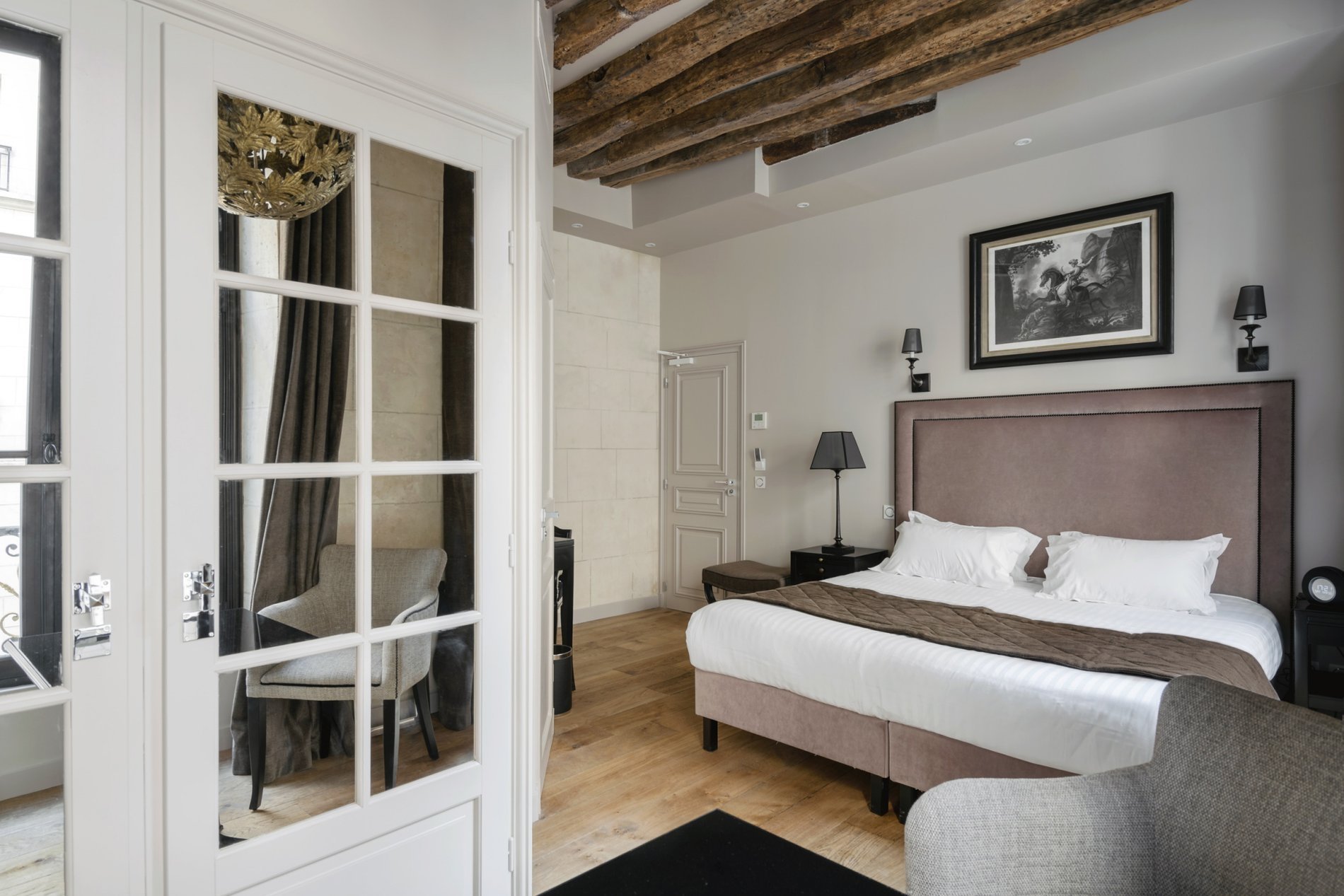 chambre hôtel de charme paris marais - hôtel le presbytère