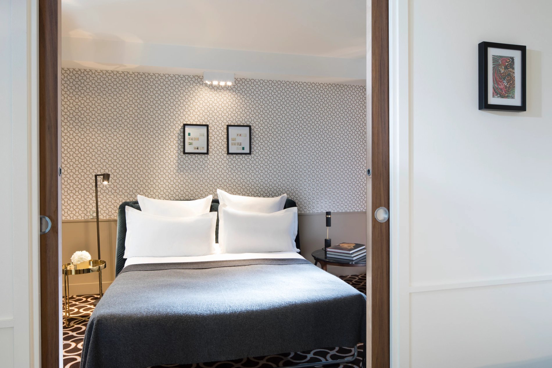 Hôtel Le Pradey Suite Famille Salon Canapé-lit