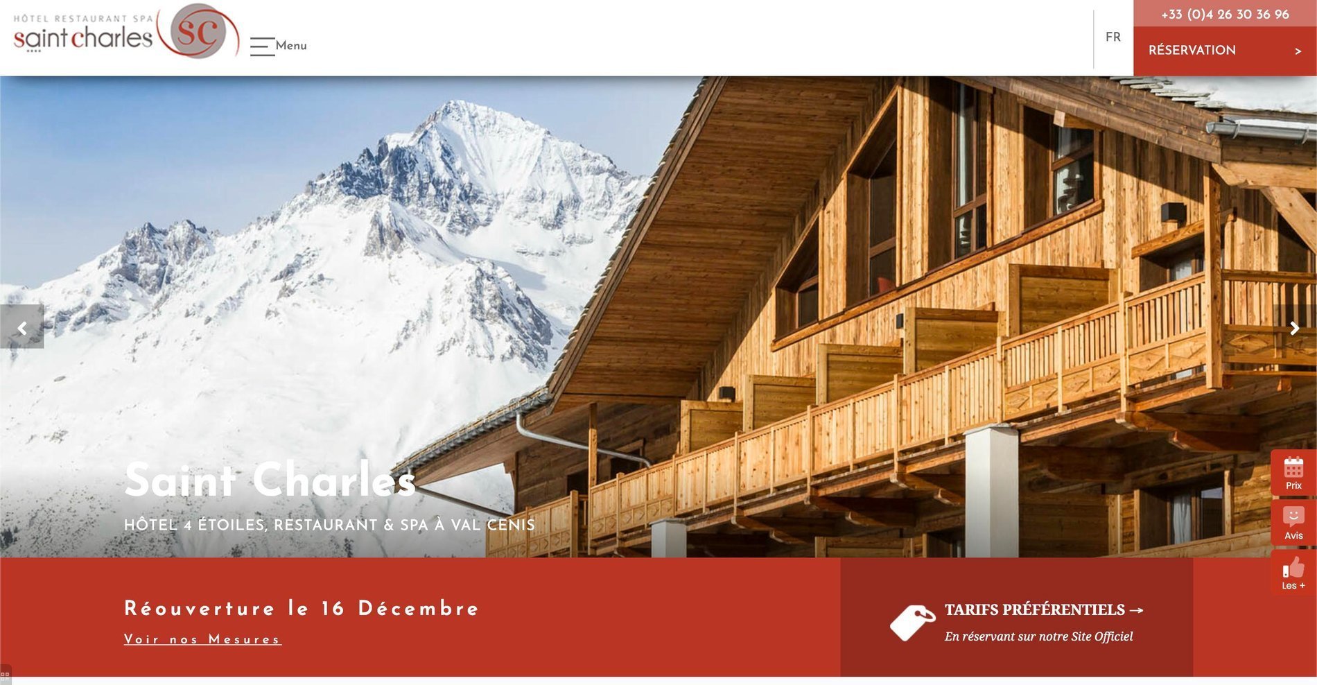 MMCréation Agency | Portfolio Hotel Restaurant & Spa Saint Charles