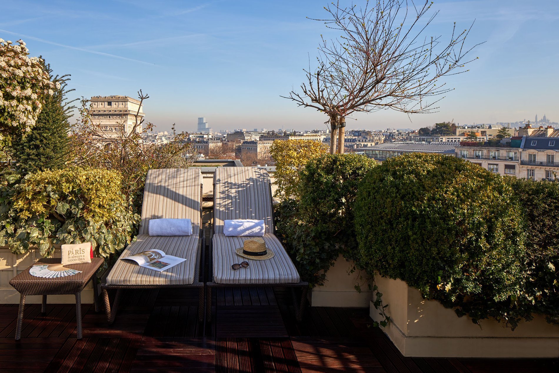 Hôtel Raphael | Suite Parisienne Terrace Eiffel tower - arc de Triomphe