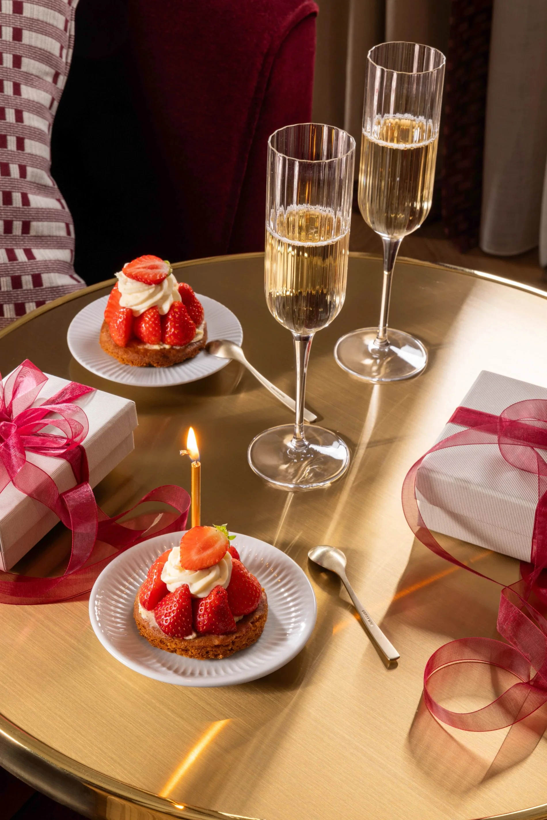 Hôtel Filigrane | Package Anniversaire Champagne Pâtisserie