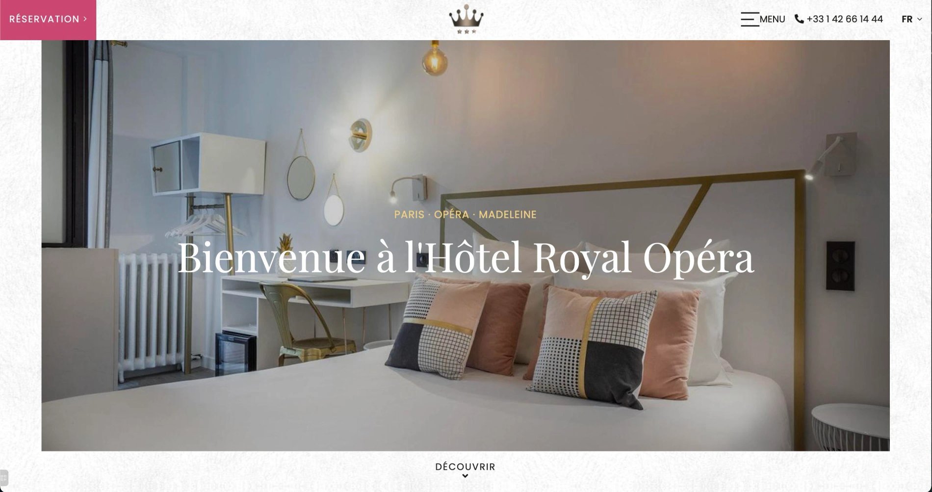 MMCréation Agency | Portfolio Hôtel Royal Opéra