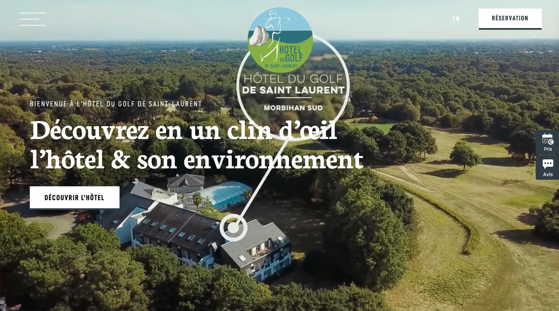 MMCréation Agency | Portfolio Hôtel du Golf de Saint Laurent