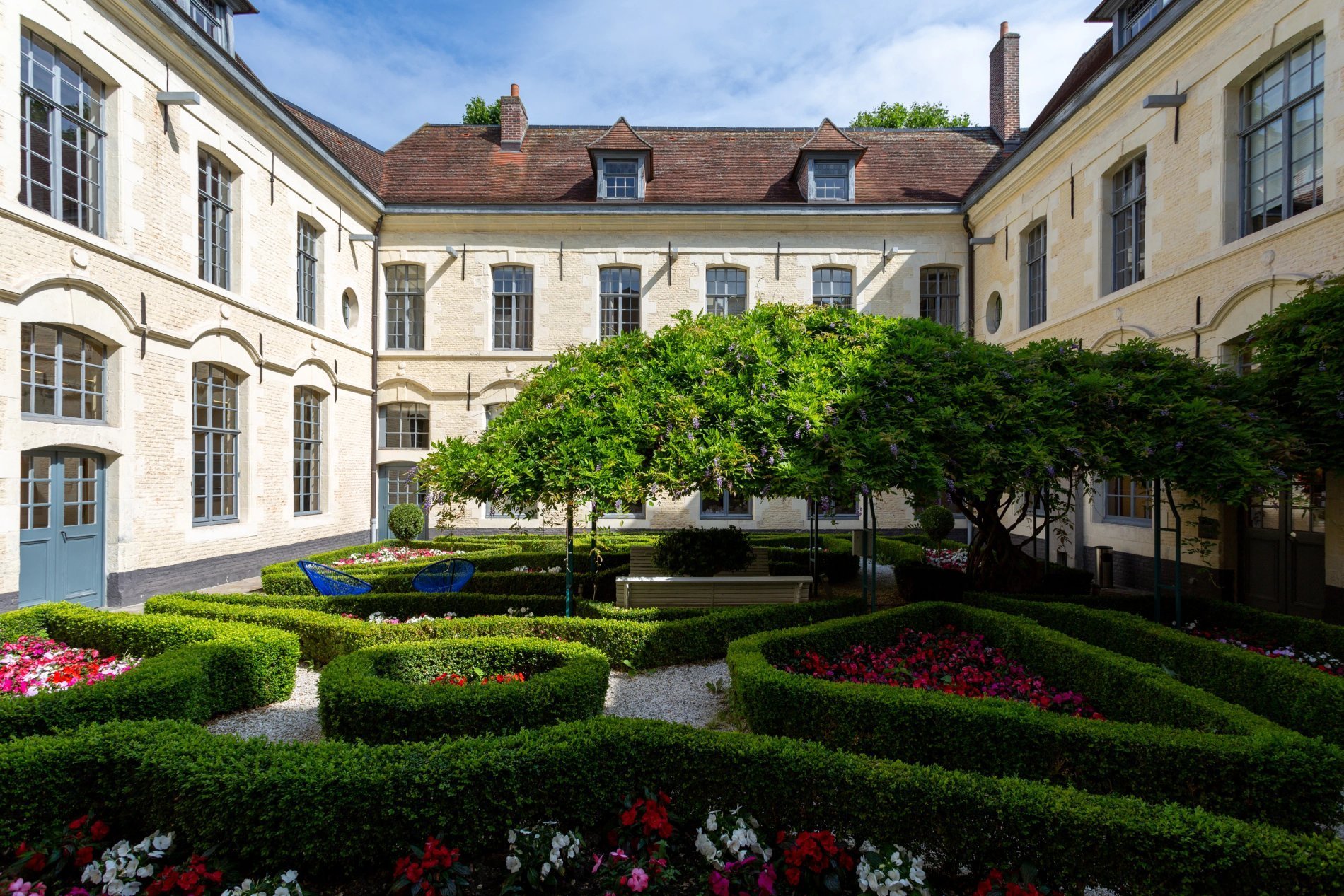 Hermitage Gantois cour intérieure