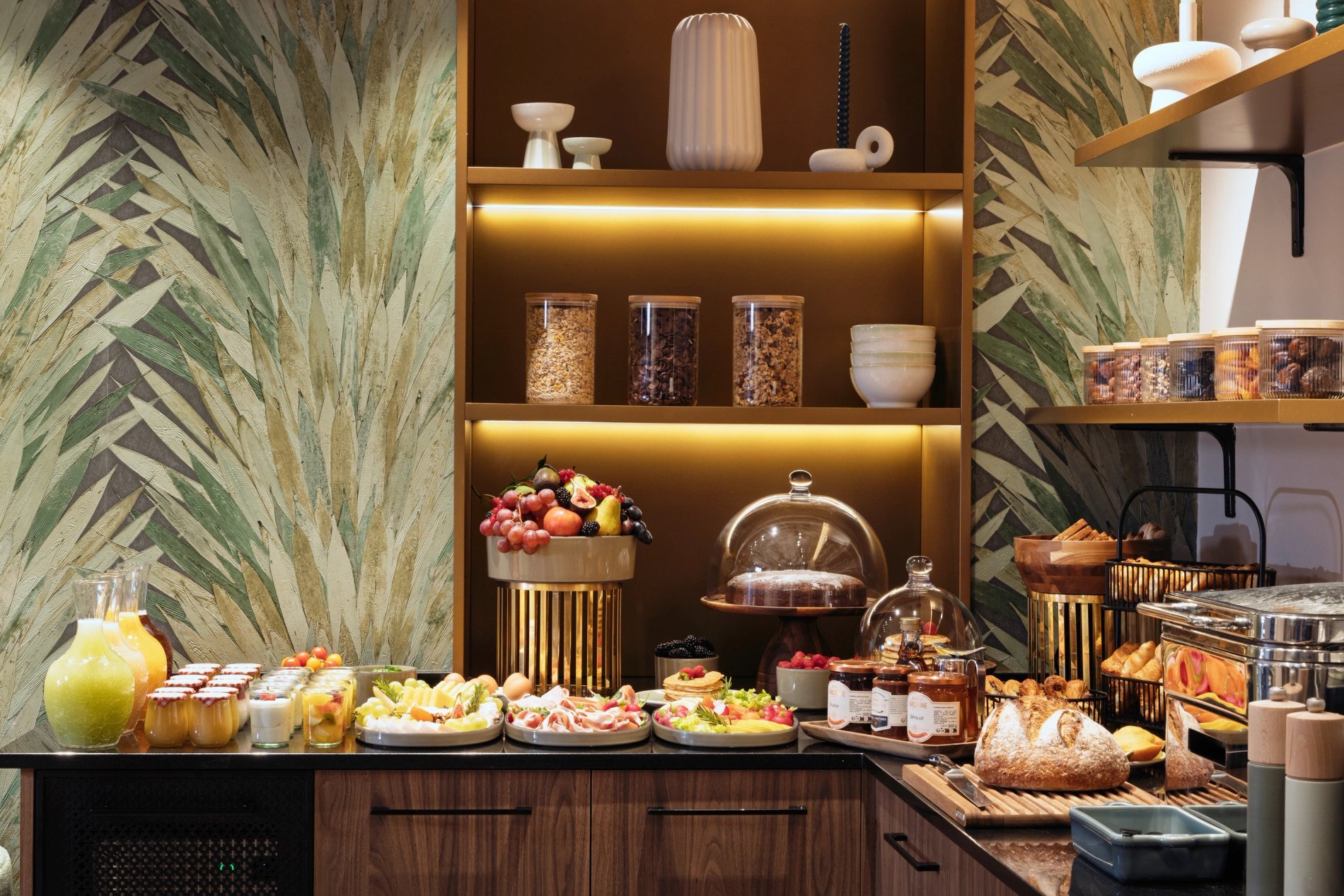 Hôtel Théorème Salon Petit-déjeuner buffet