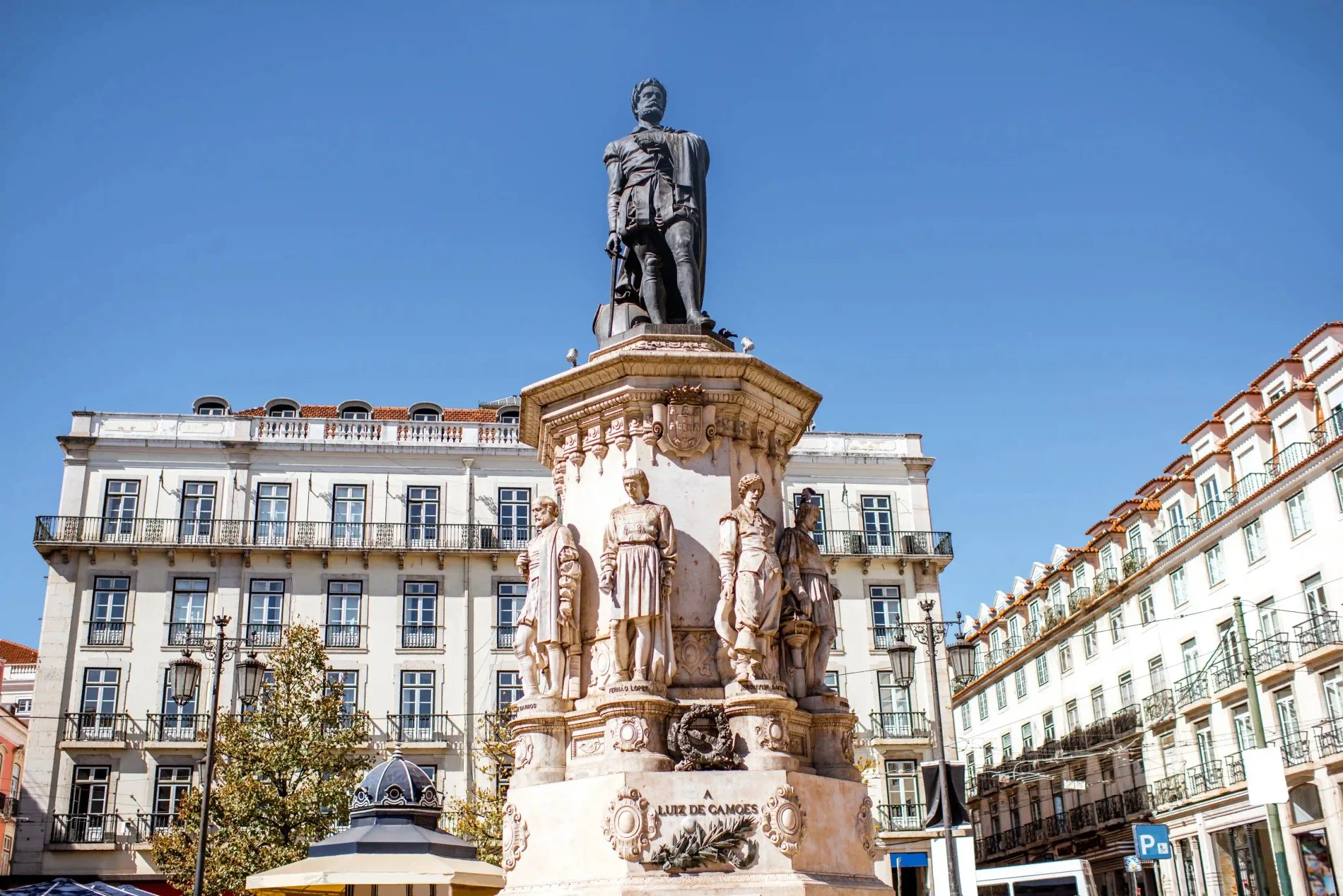 Statue of Luís de Camões - Luís de Camões Square