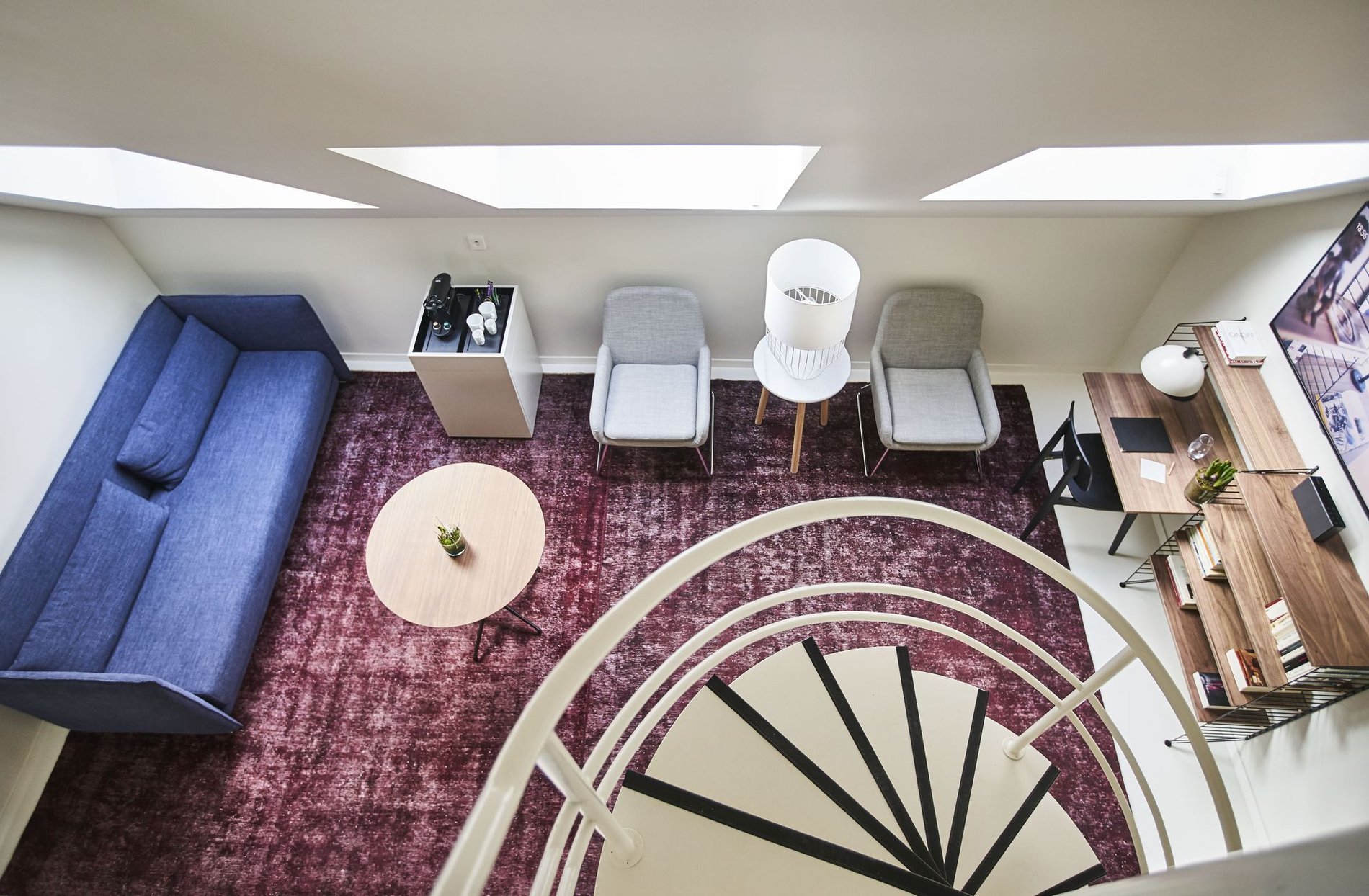 Duplex room design 9 Hotel Sablon Brussels