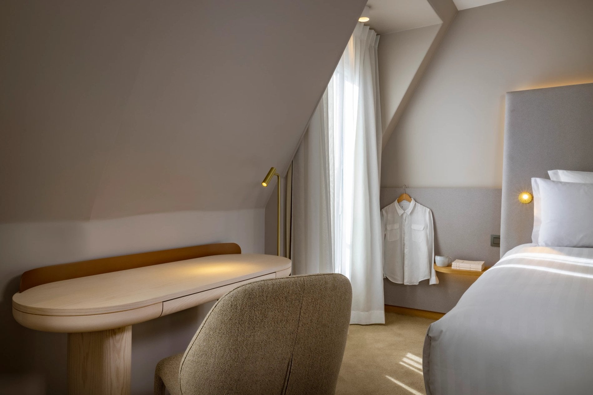 Hôtel Beige Chambre Junior Suite Bureau