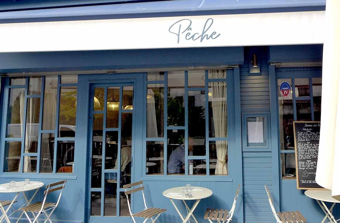 Restaurant Pêche à Paris avec terrasse élégante et cuisine méditerranéenne à proximité de l’Hôtel Glasgow Monceau