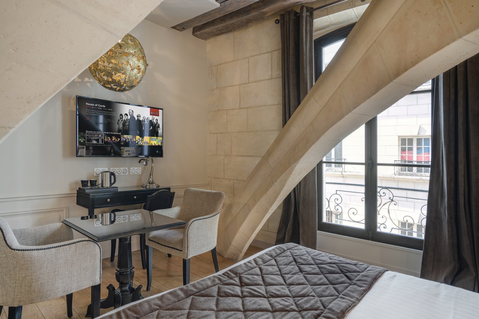 hôtel de charme paris marais - chambre prestige