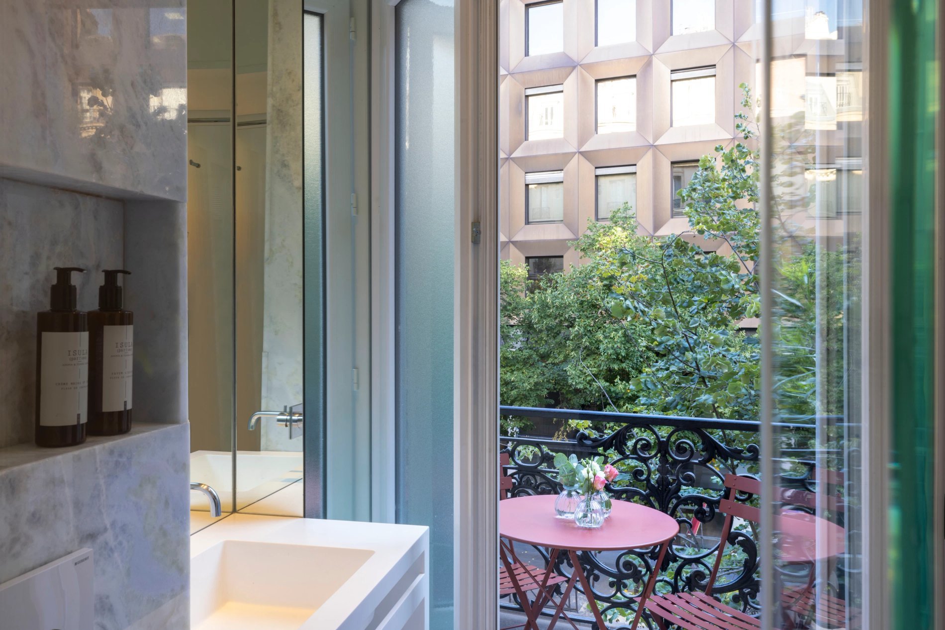 Hôtel Toujours Chambre Double Balcon Salle de bain
