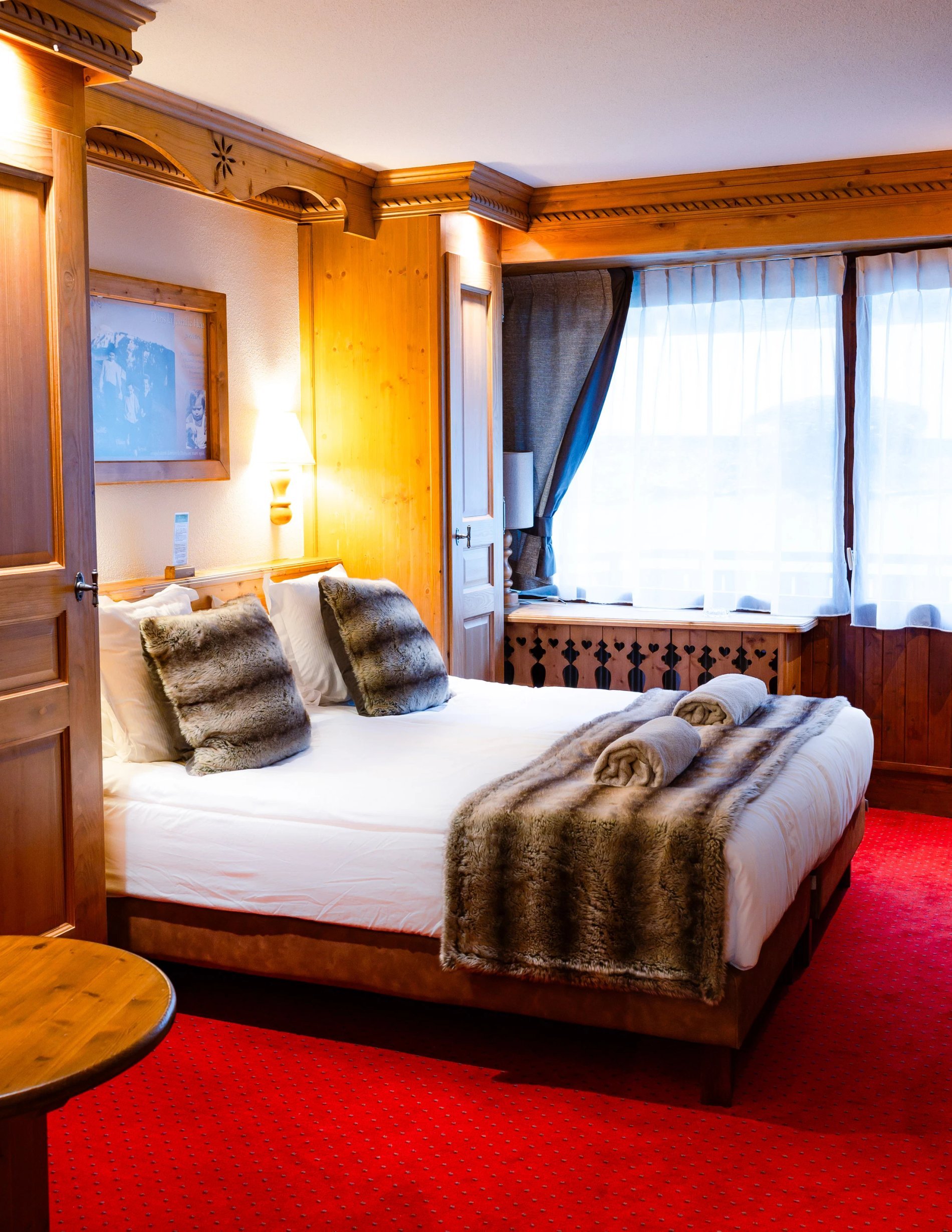 Chambre confortable, chambre lumineuse