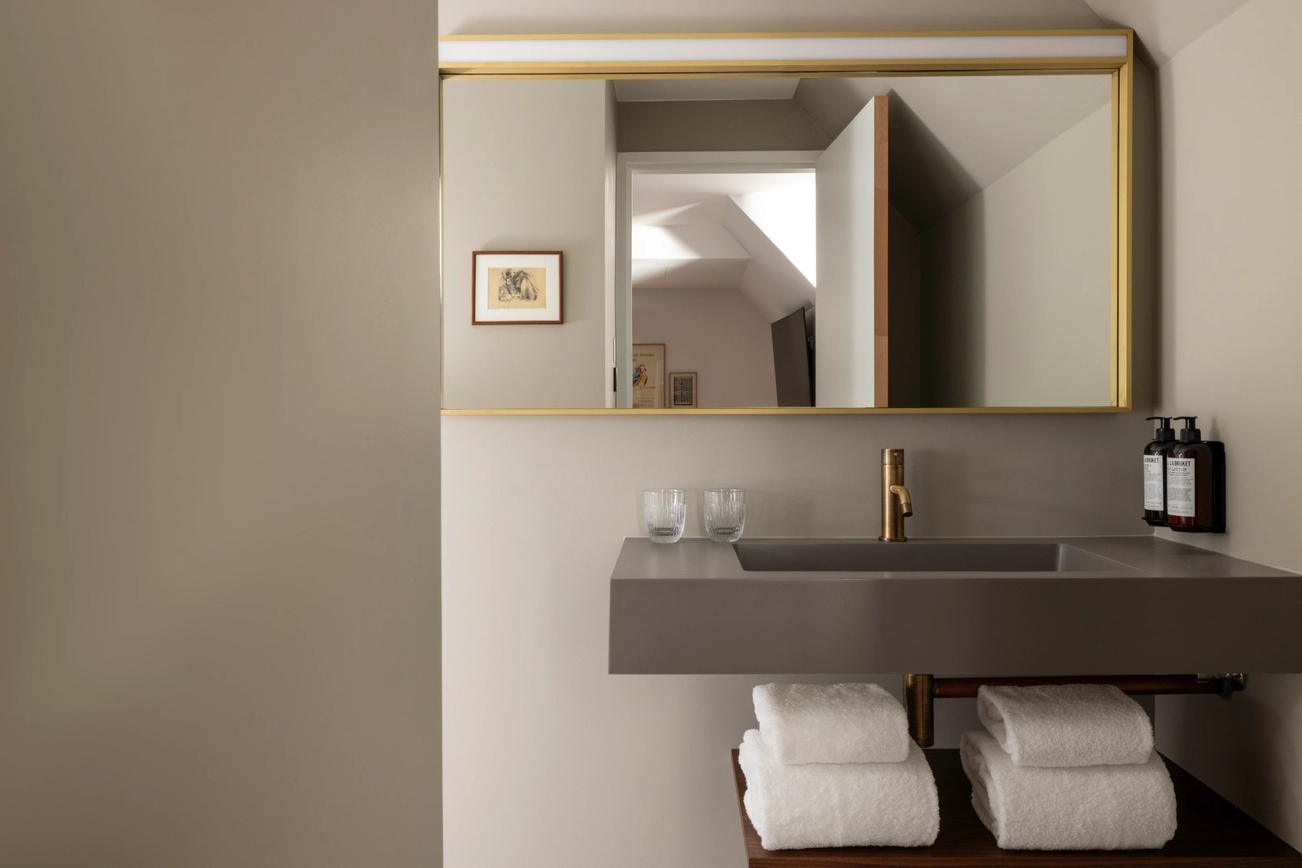 Hôtel Pilgrim Chambre Deluxe Terrasse Salle de bain