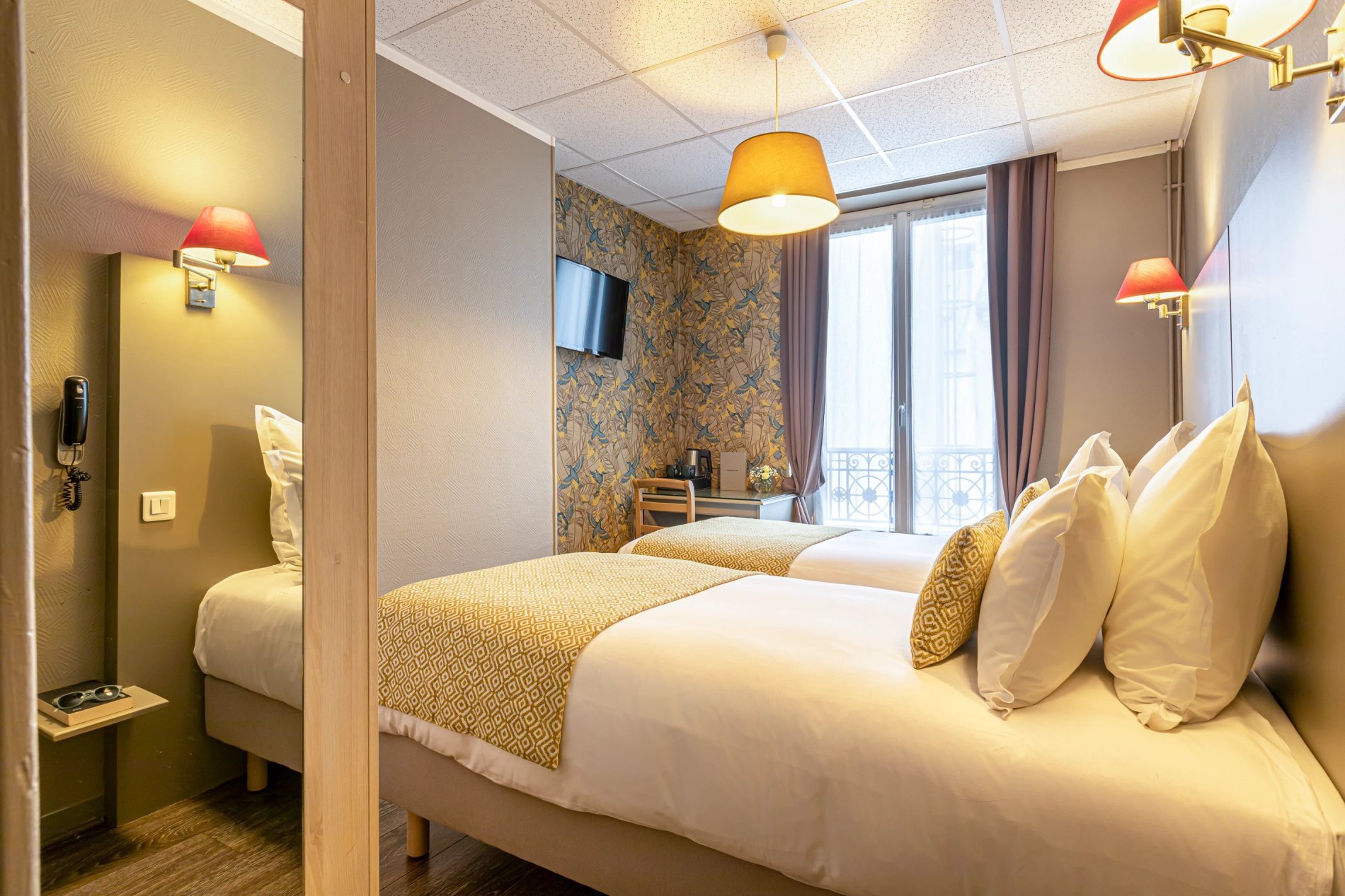 Splendid Hôtel | Chambre Twin Bureau