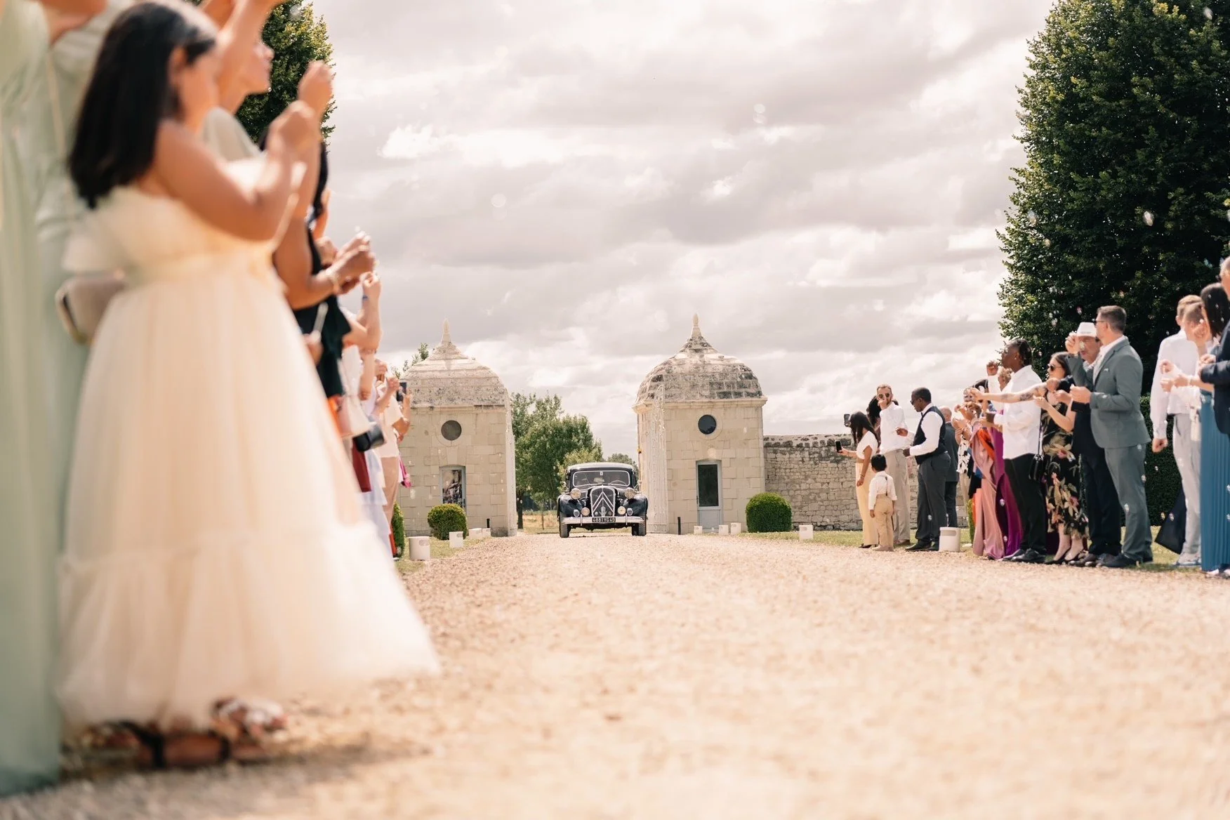 Cérémonie de mariage au château Coudray Montpensier.