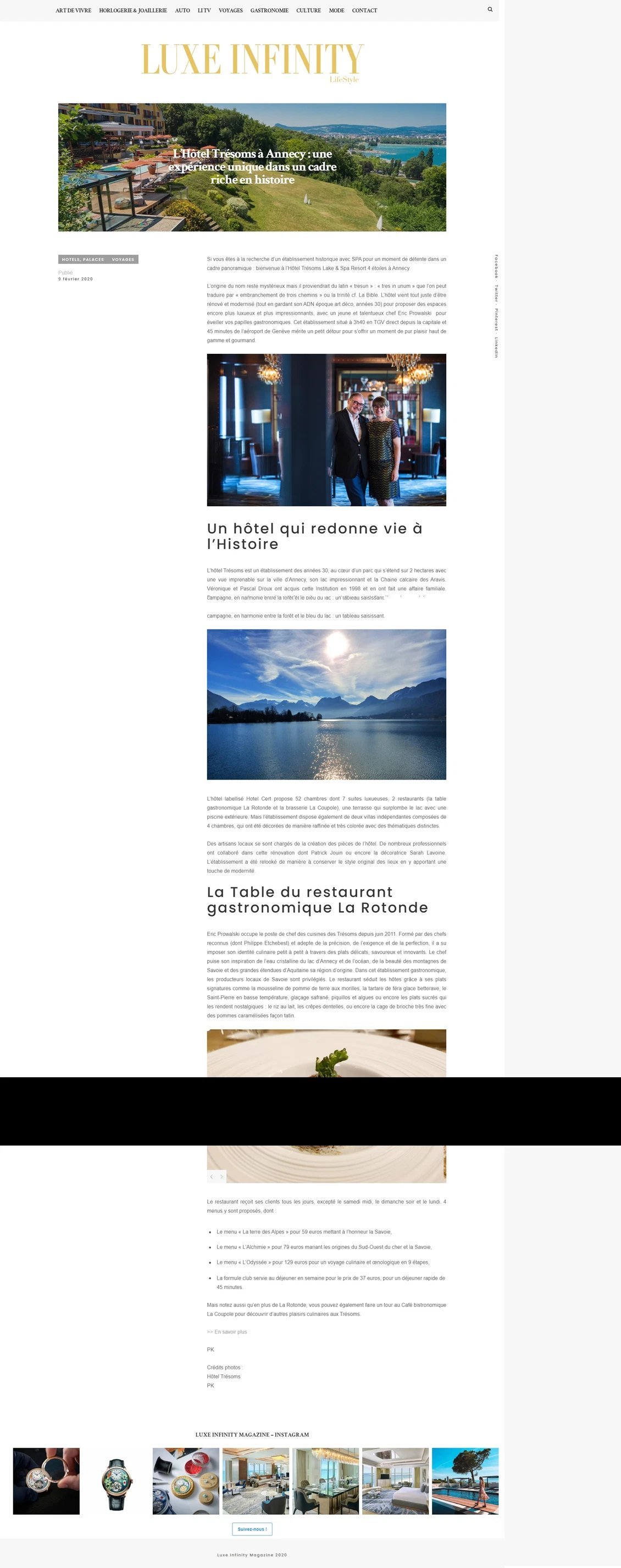 Les Trésoms | Press