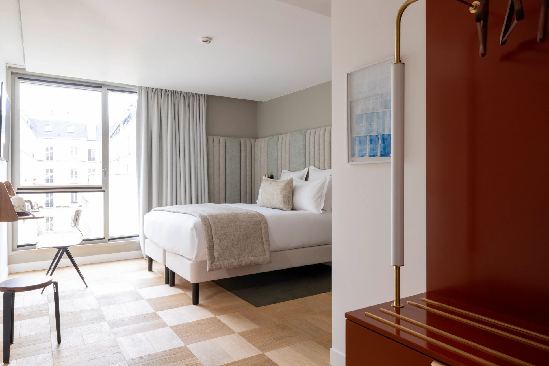 Hôtel Pilgrim Chambre Deluxe Penderie Bureau
