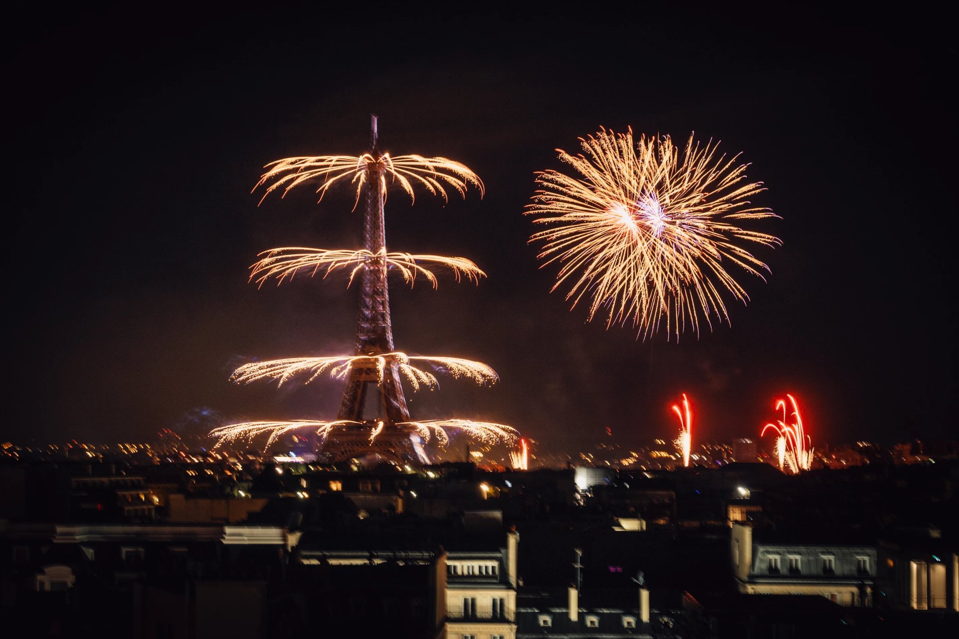 Soirée du nouvel an à Paris