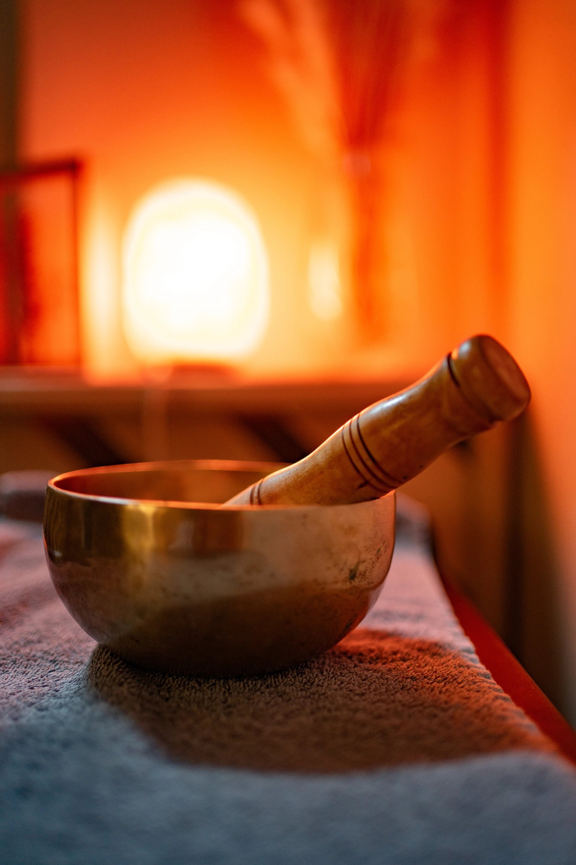 Masque visage, ambiance réconfortante