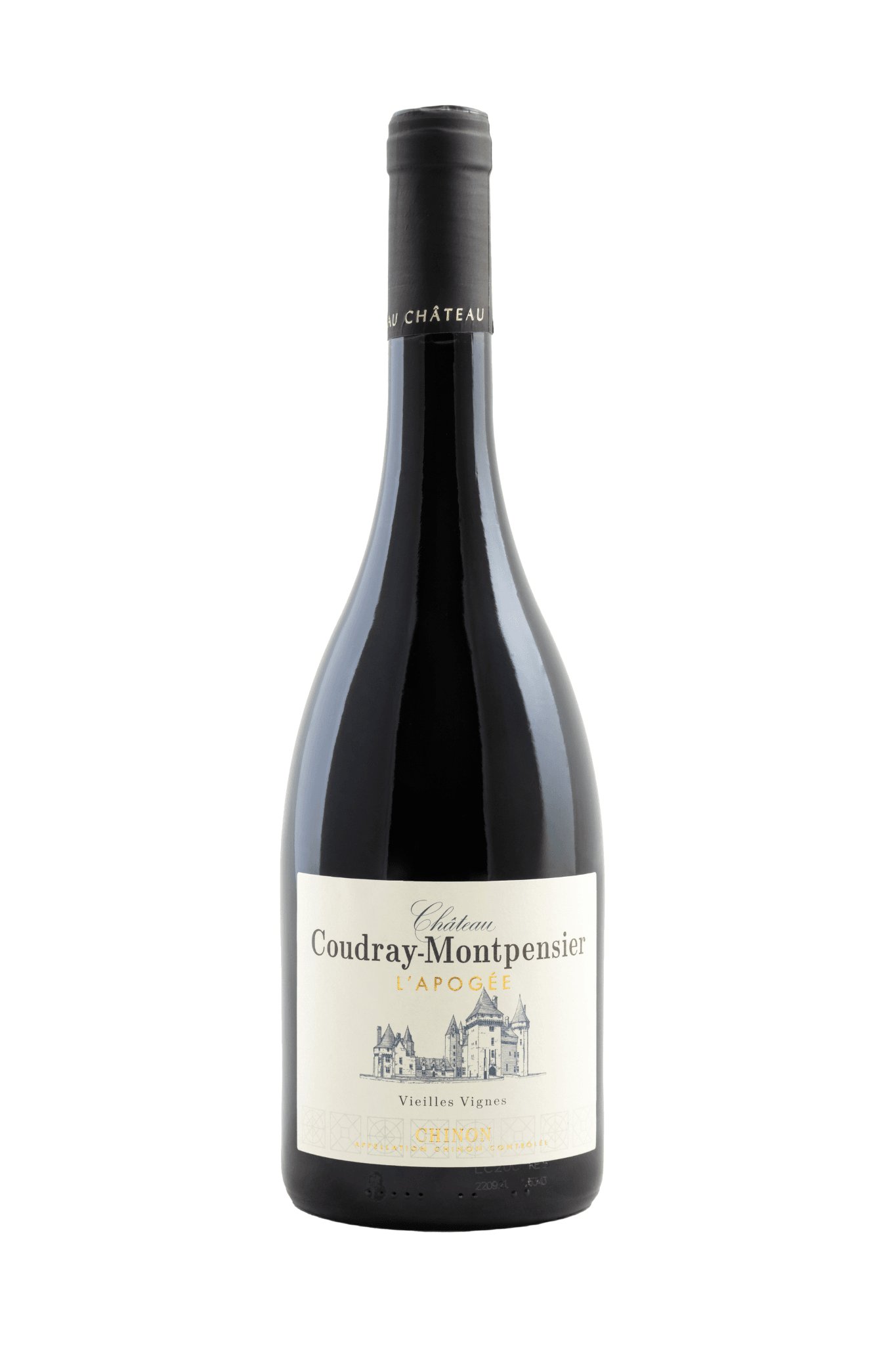 Bouteille de vin Coudray Montpensier.