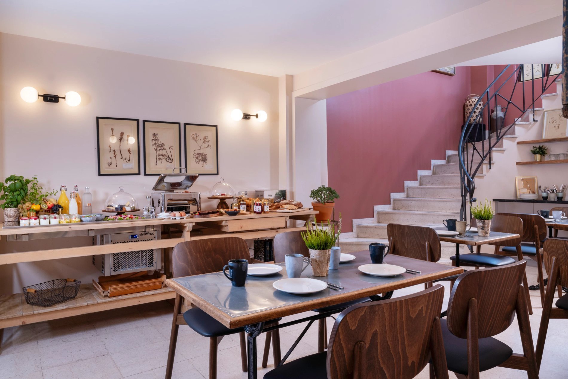 Hôtel Maxim Quartier Latin Salle Petit-Déjeuner Buffet