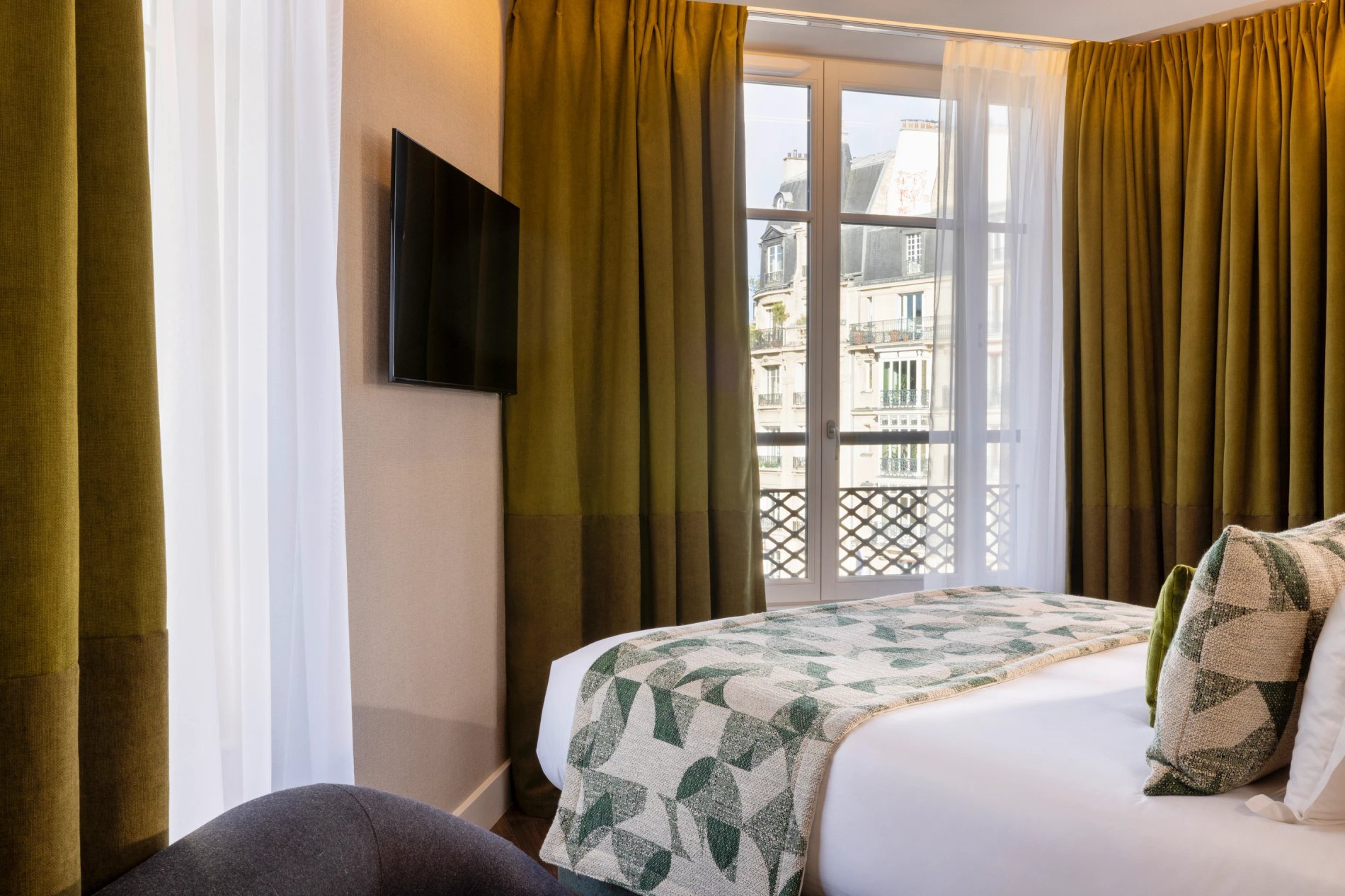 Hôtel Raspail Montparnasse Chambre Supérieure Tv