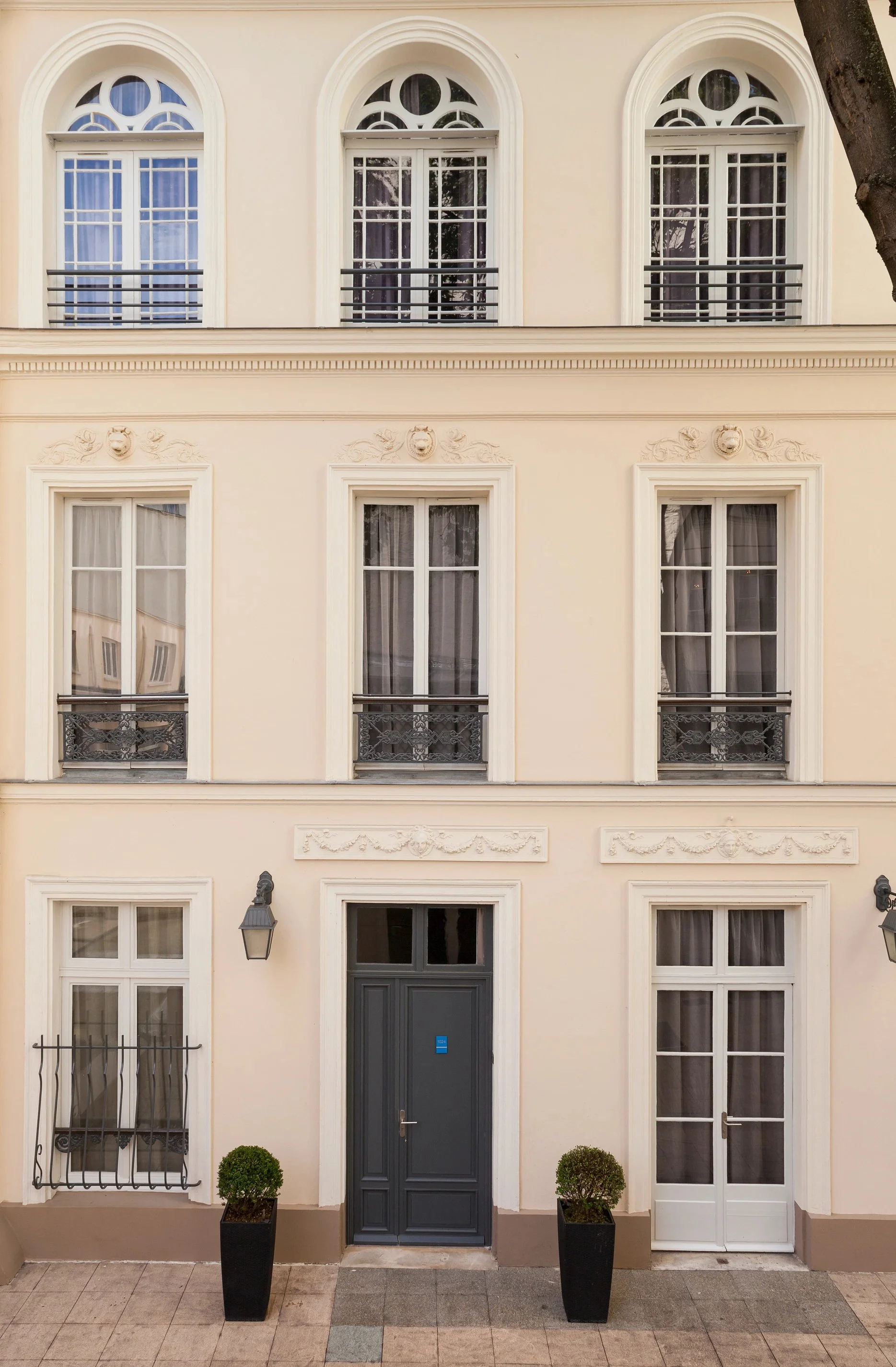 Terrasse de l'hôtel Timhotel Opéra Blanche Fontaine