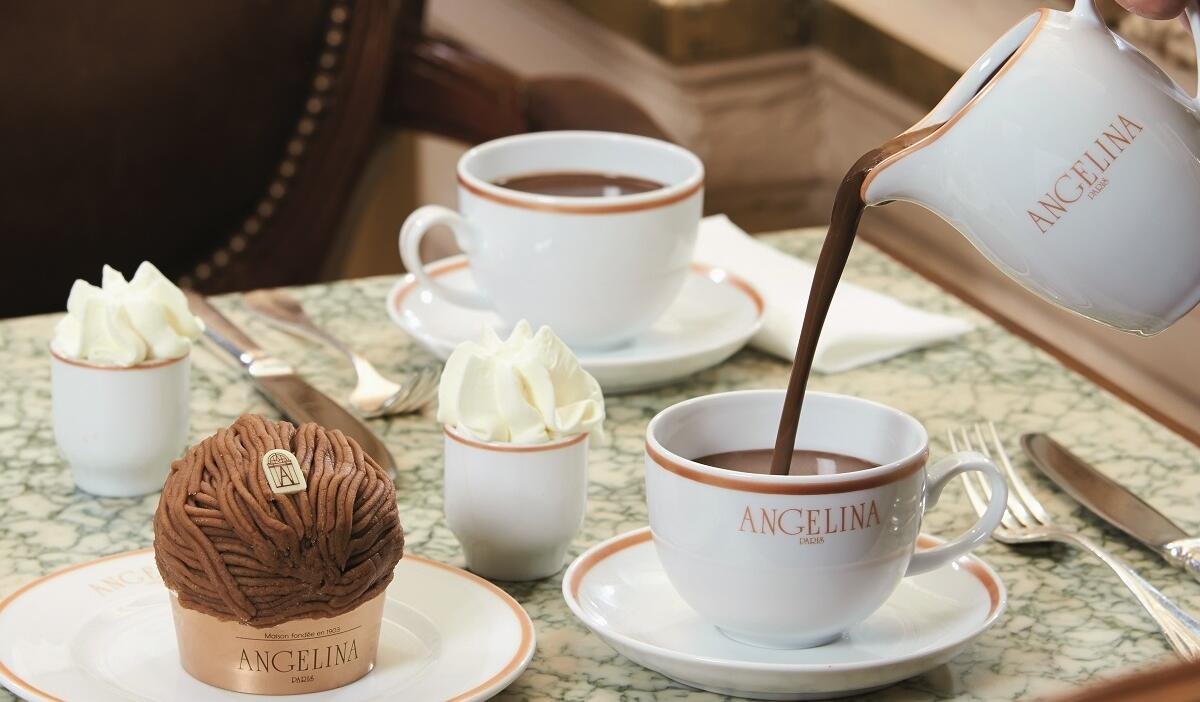 chocolat chaud au café angelina