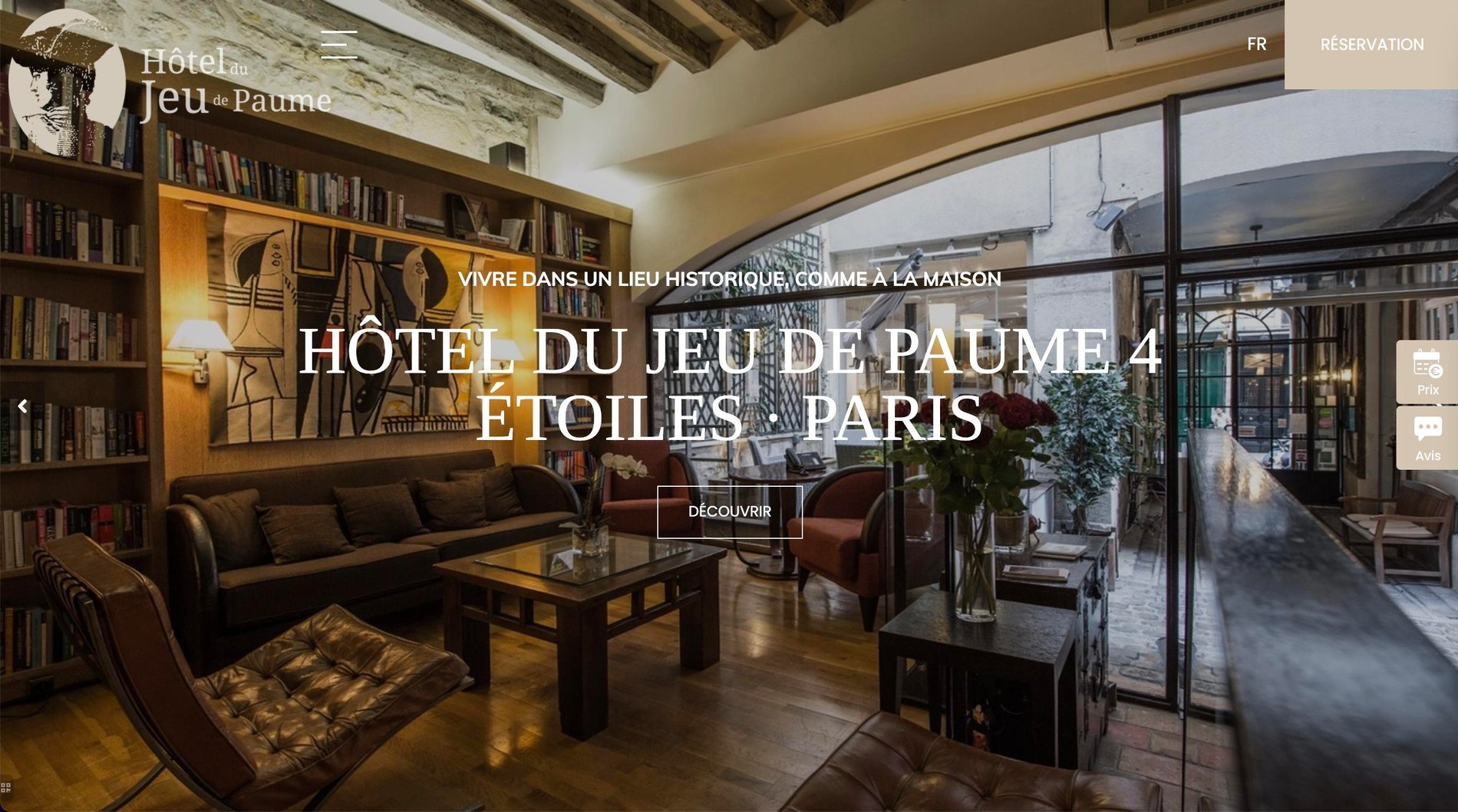 MMCréation Agency | Portfolio Hôtel du Jeu de Paume