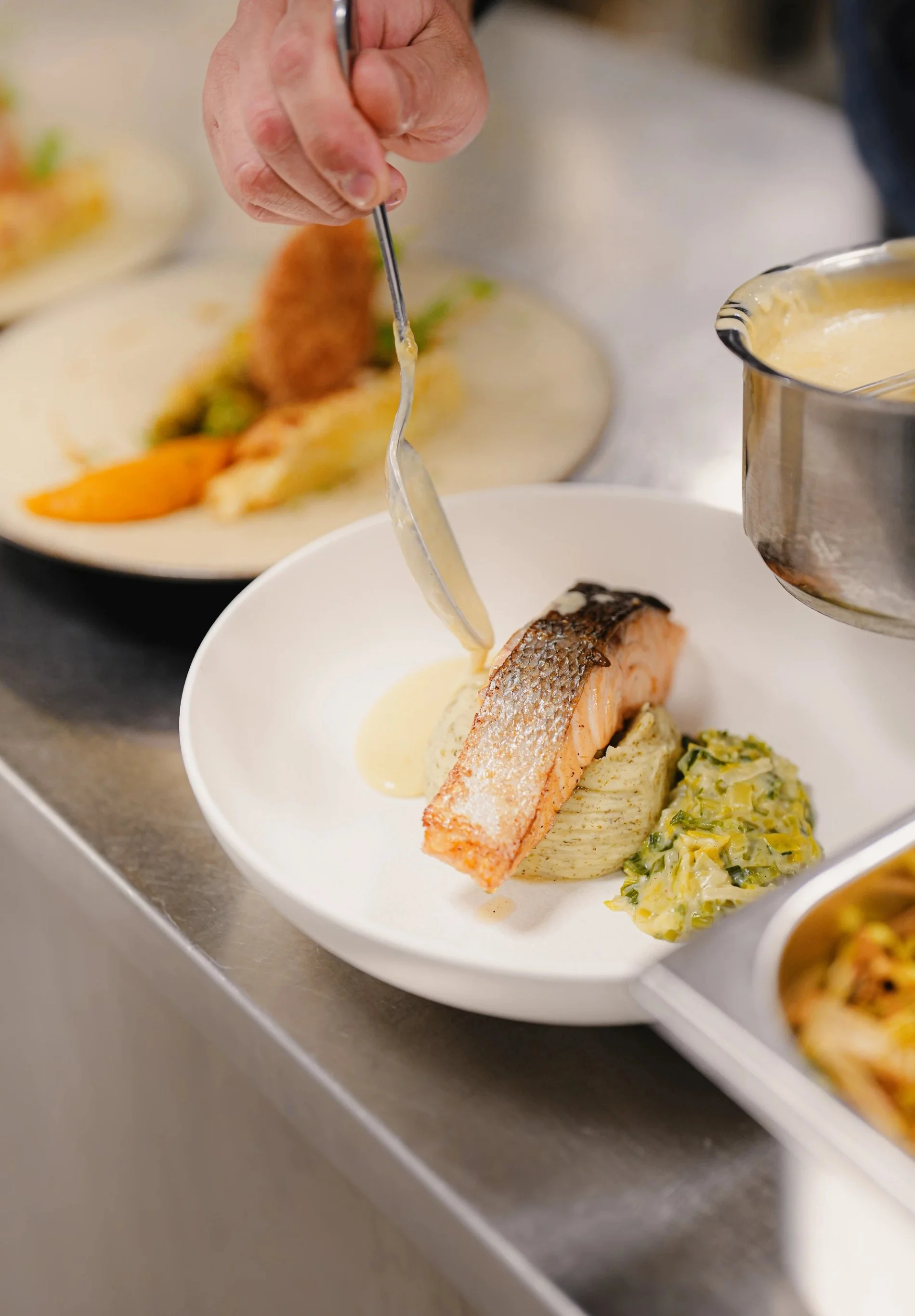 Signature dish at B’Comme, Louvain-la-Neuve