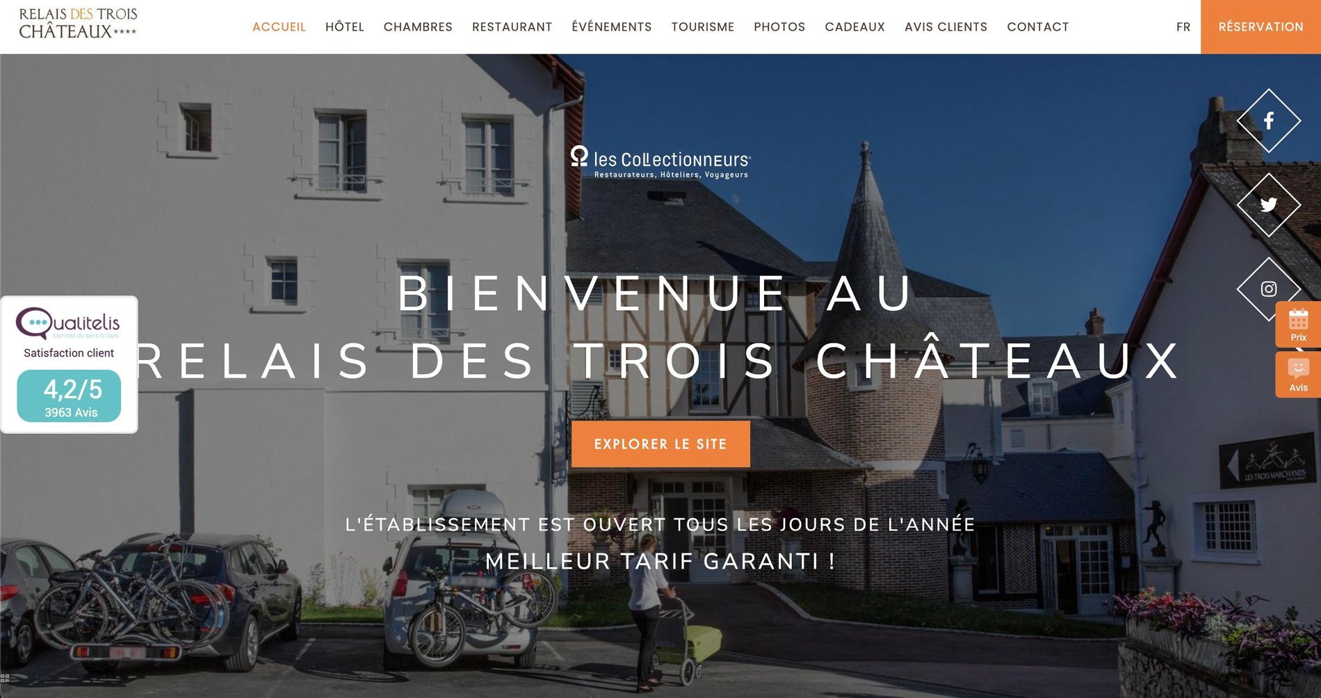 MMCréation Agency | Portfolio Relais des trois Châteaux