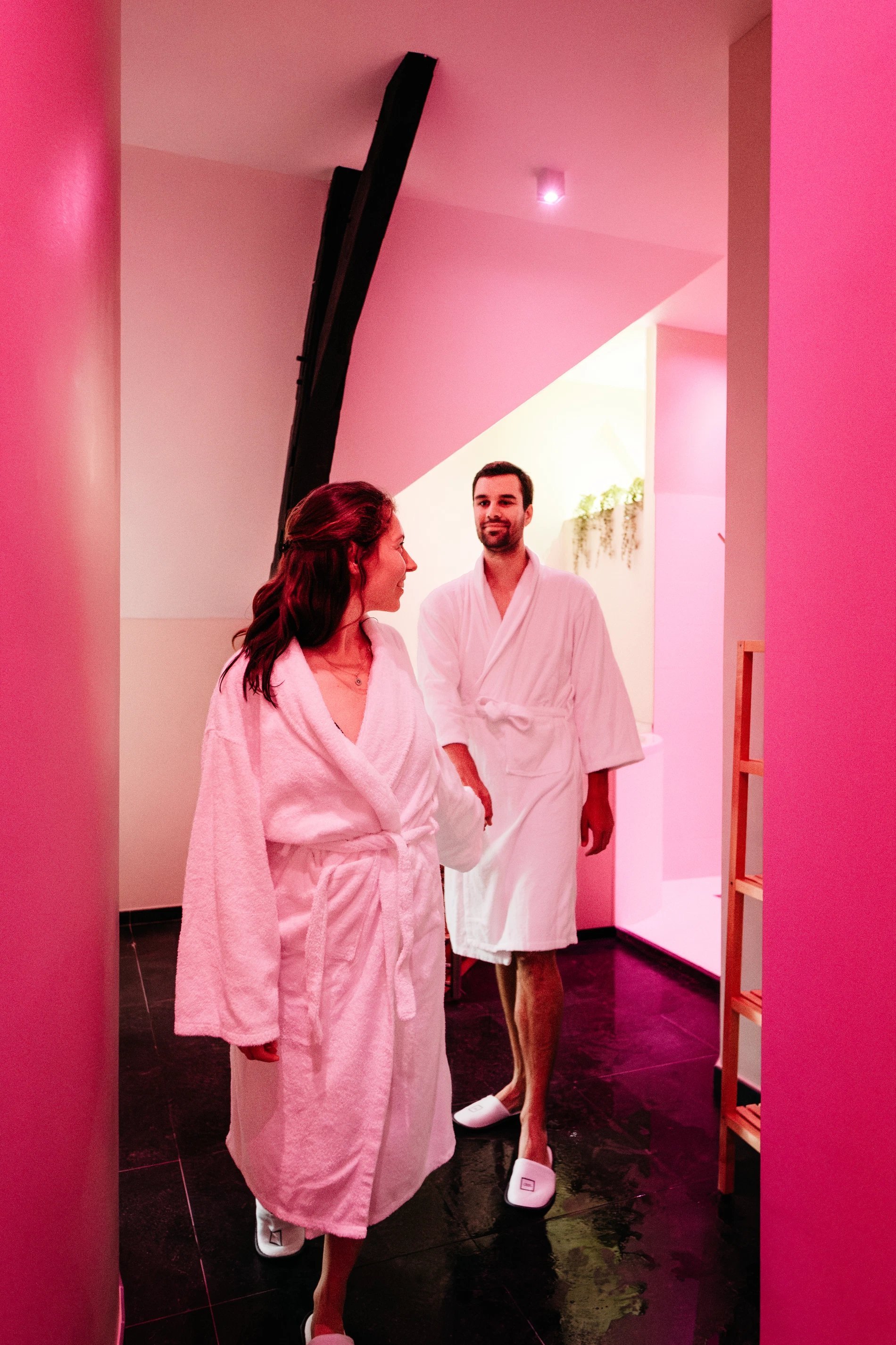 Heat therapy in the private sauna at Martin's Dream spa.