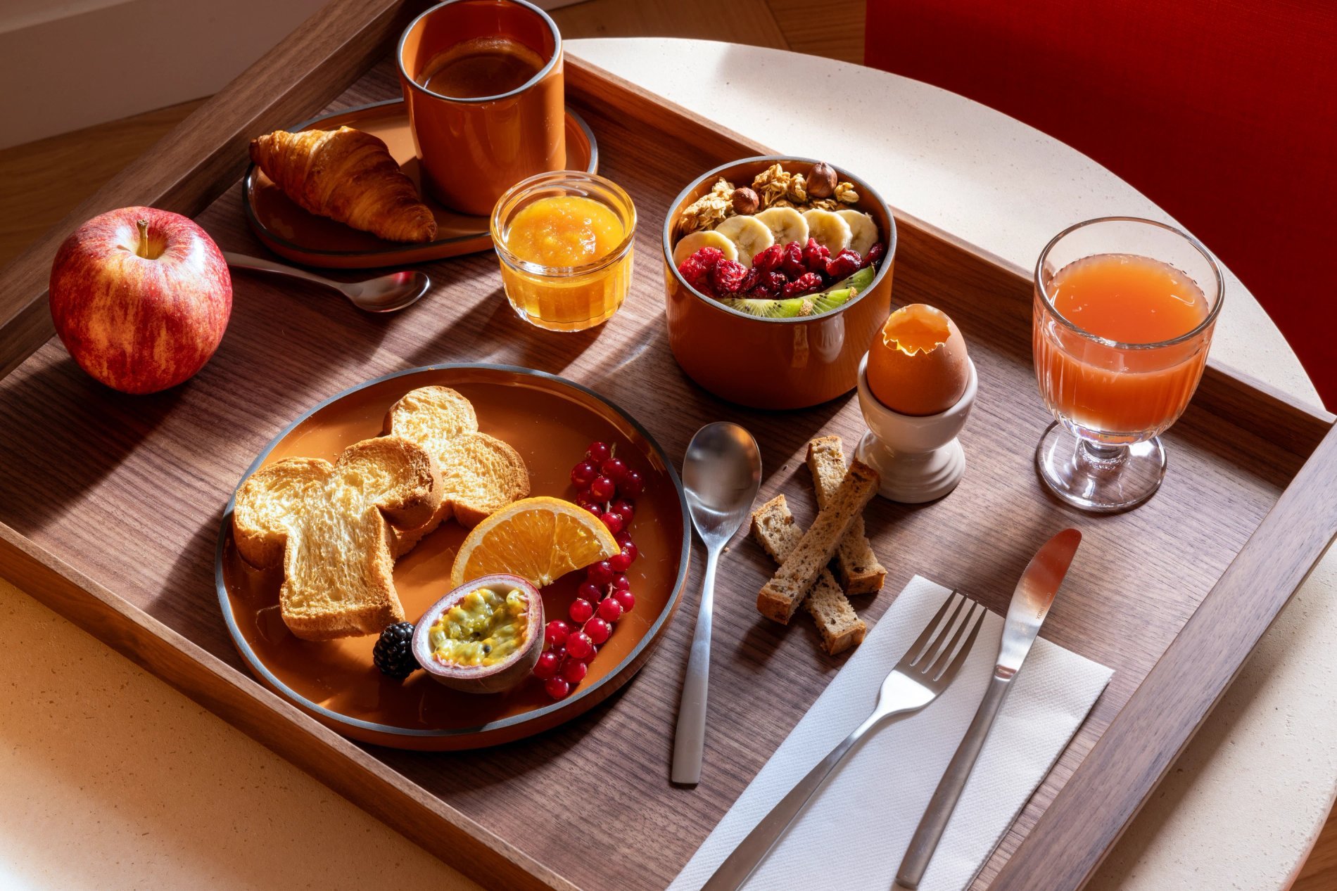 Hôtel Pilgrim Plateau Petit-déjeuner Chambre