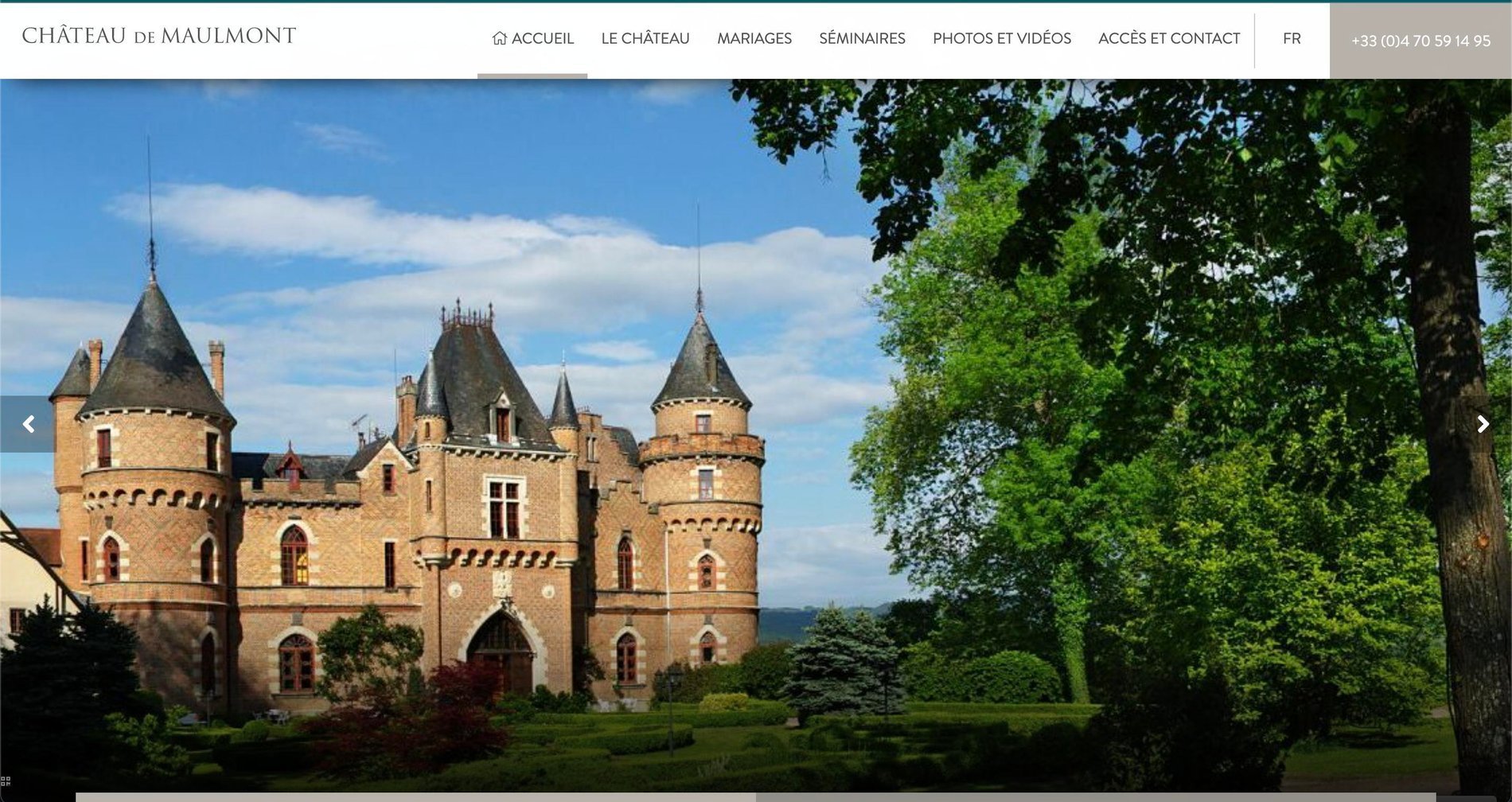 MMCréation Agency | Portfolio Château de Maulmont