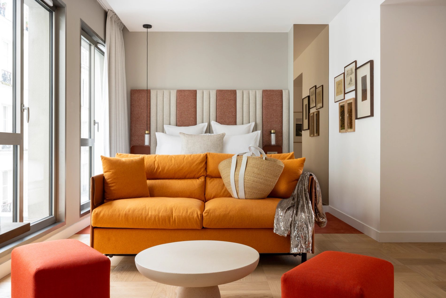 Hôtel Pilgrim Chambre Junior Suite Canapé