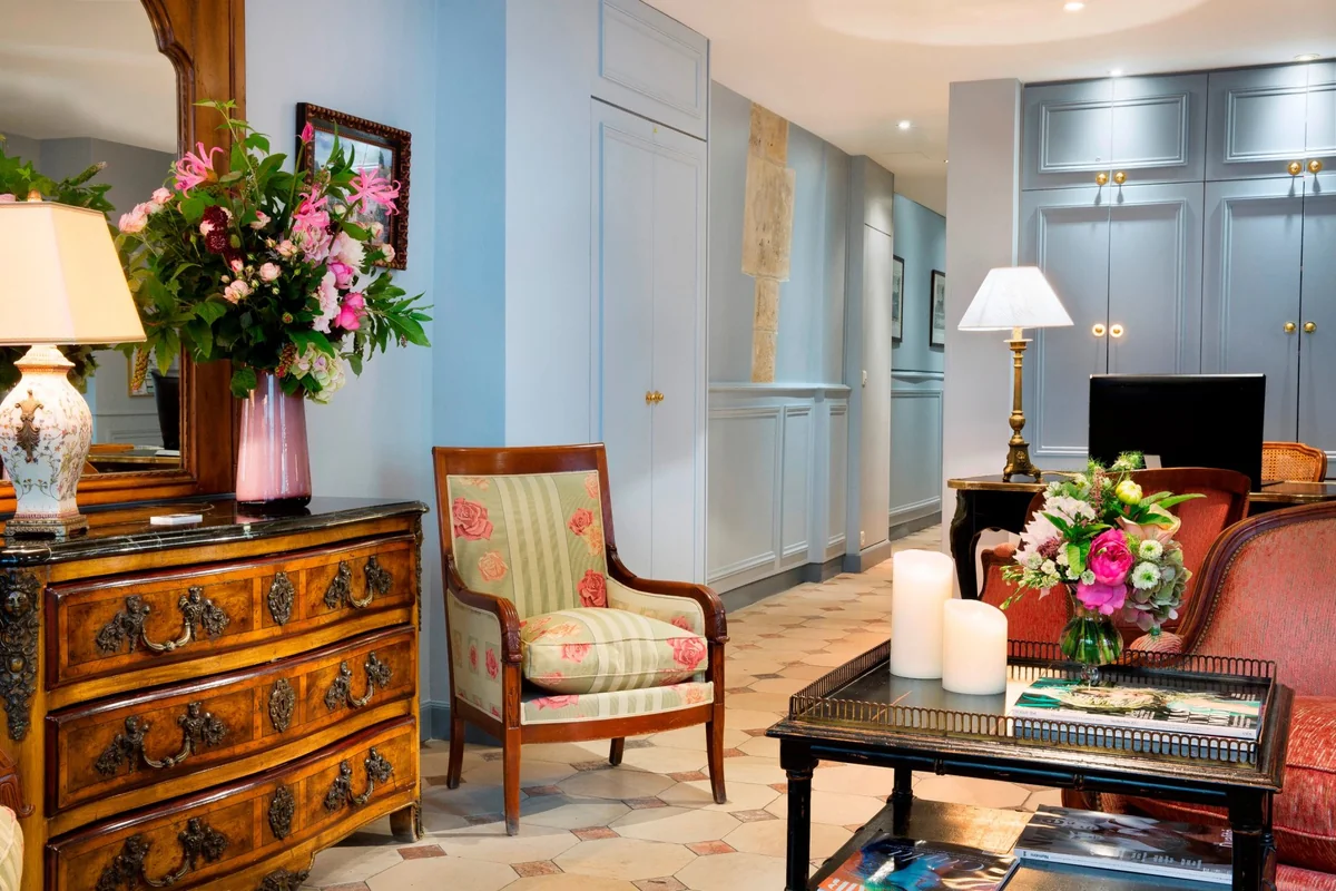 La recepción del Relais Saint-Honoré